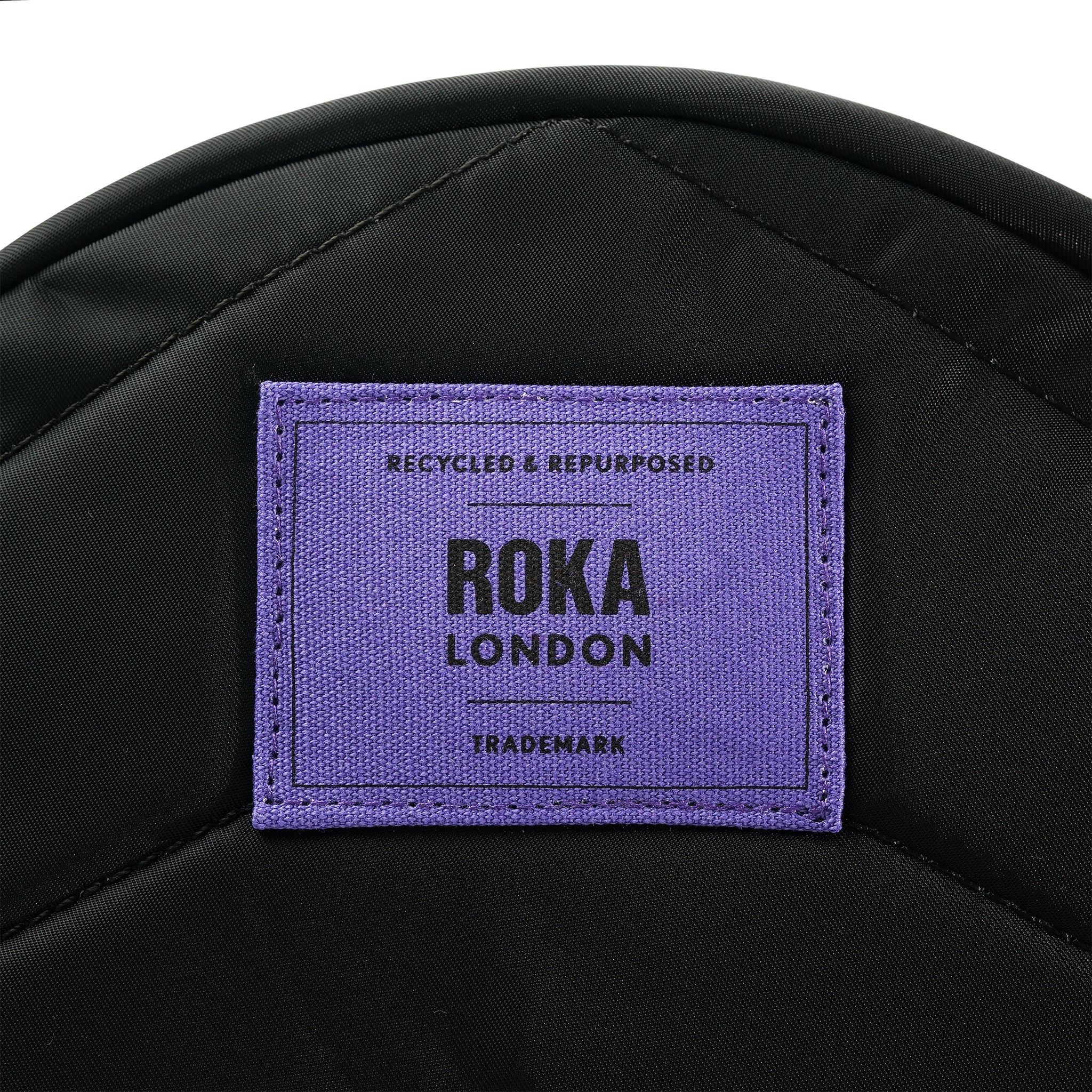 All Black Paddington Crossbody Bag in Simple Purple - Image 6