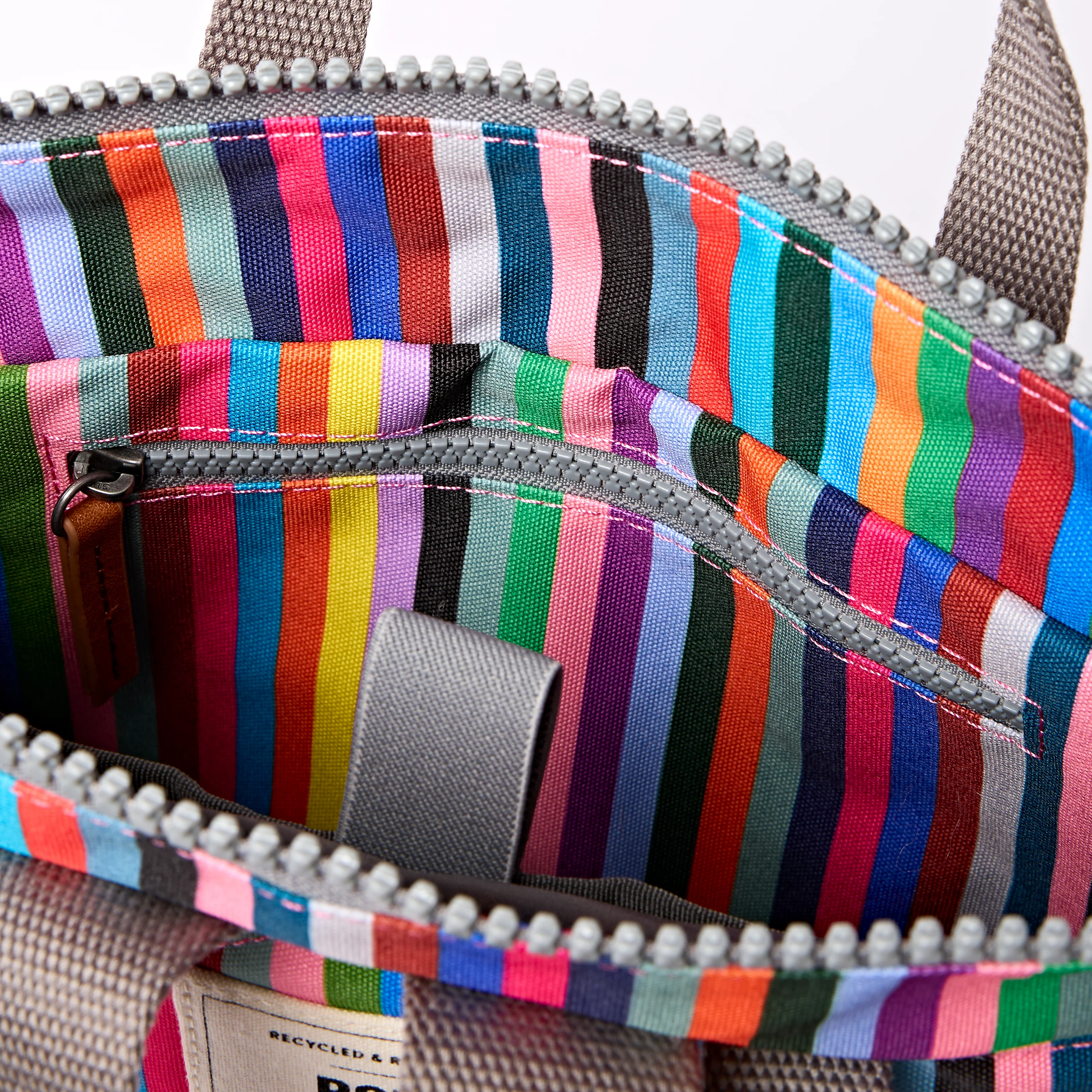 Bantry Backpack in Multi Stripe - Image 5