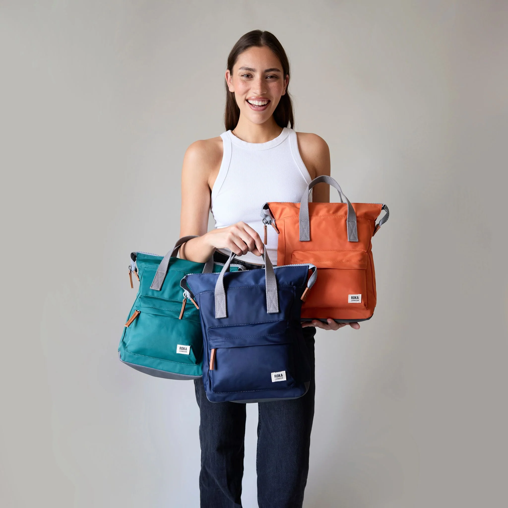 Bantry Backpack in Multi Stripe - Image 8