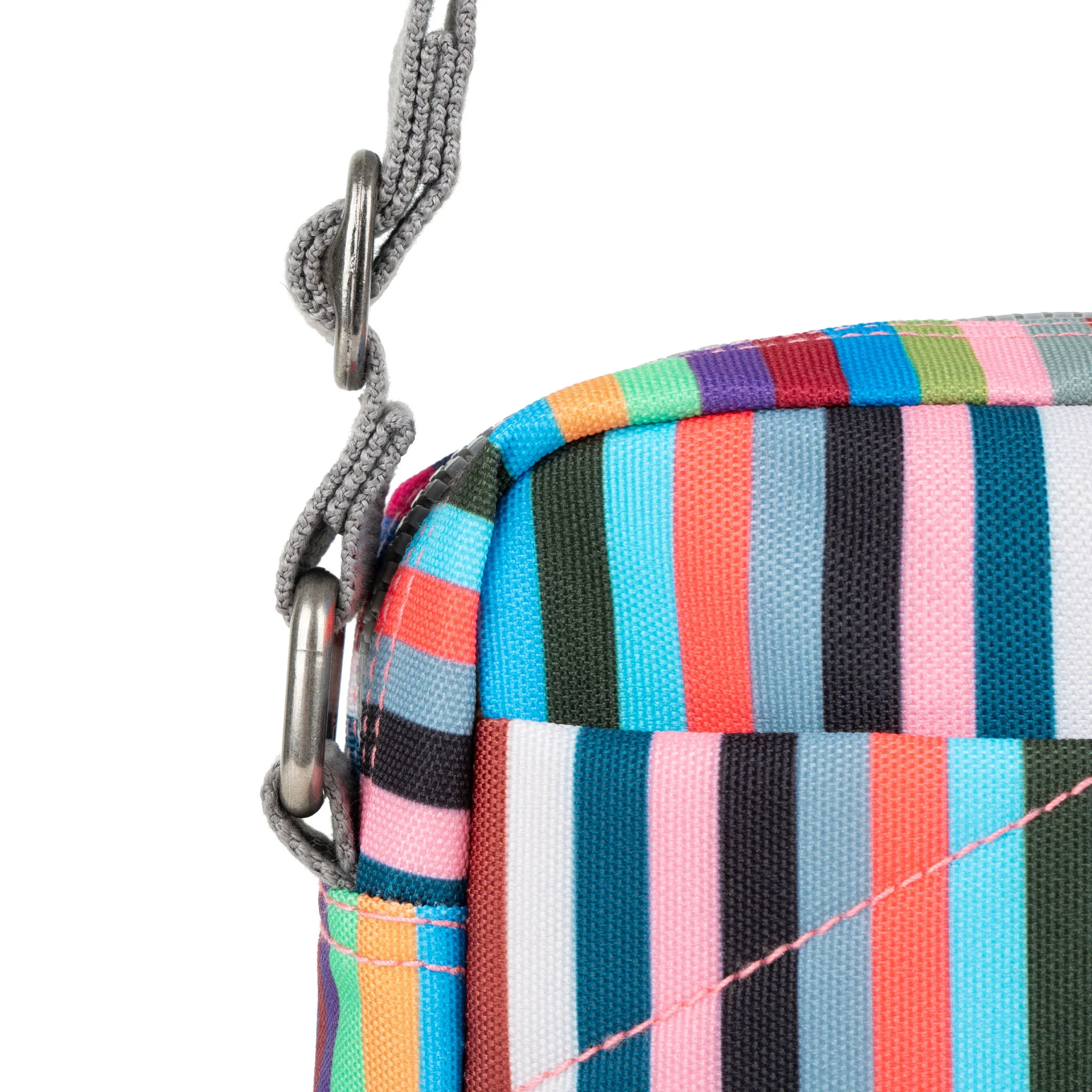 Bond Pocket Crossbody Bag in Multi Stripe - Image 6