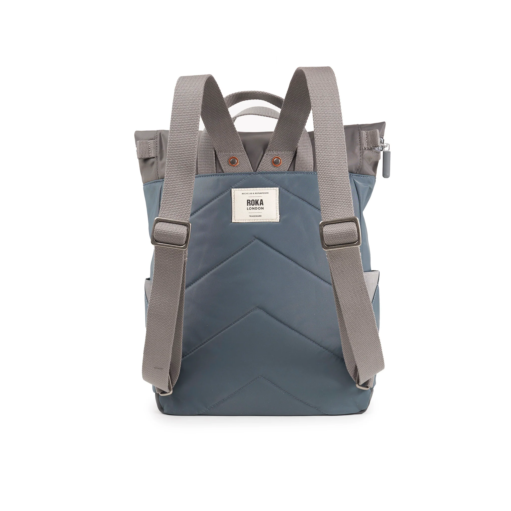 Canfield Roll Top Backpack in Grey Tonal - Image 3