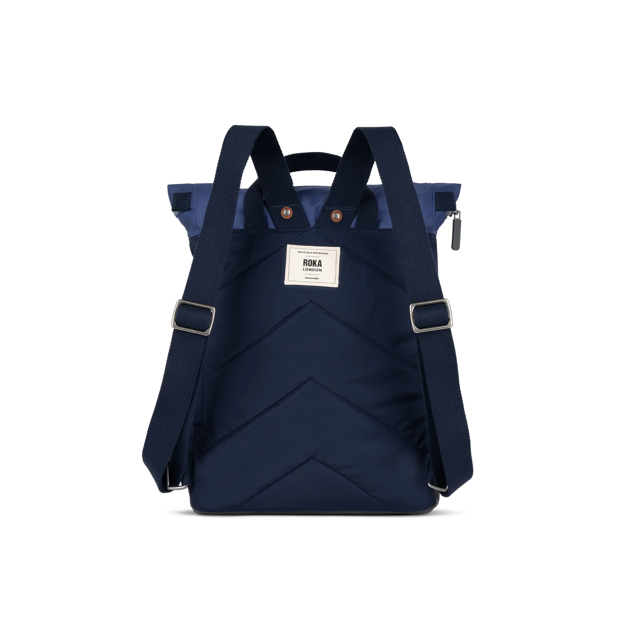 Canfield Roll Top Backpack in Indigo Tonal - Image 3