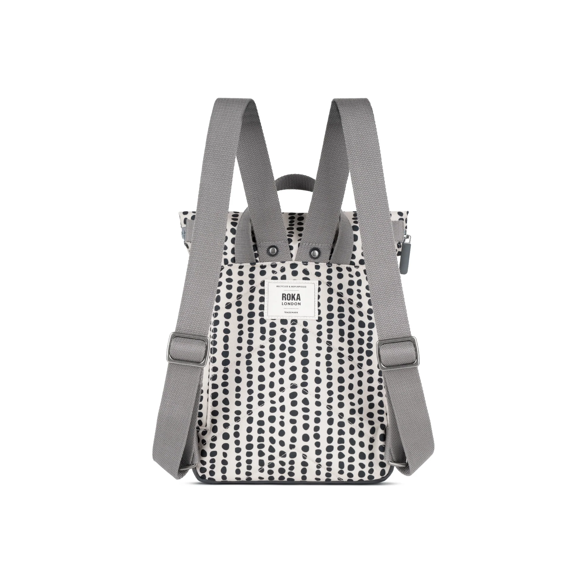 Canfield Roll Top Backpack in Linear Dot - Image 10