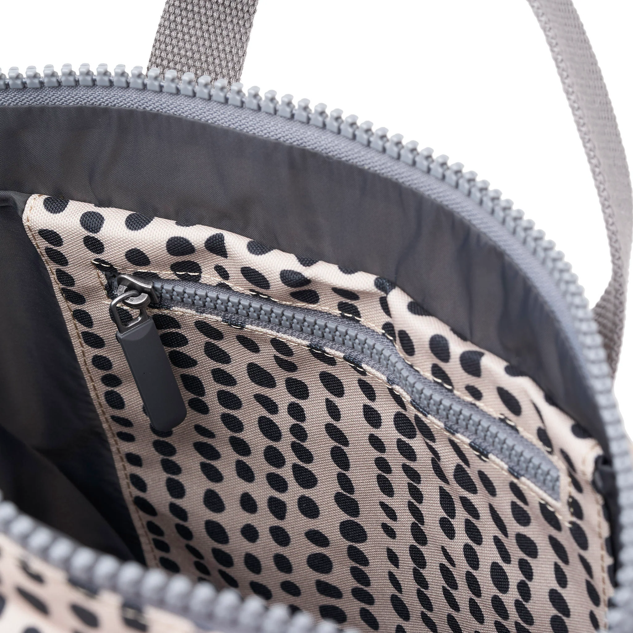 Canfield Roll Top Backpack in Linear Dot - Image 6