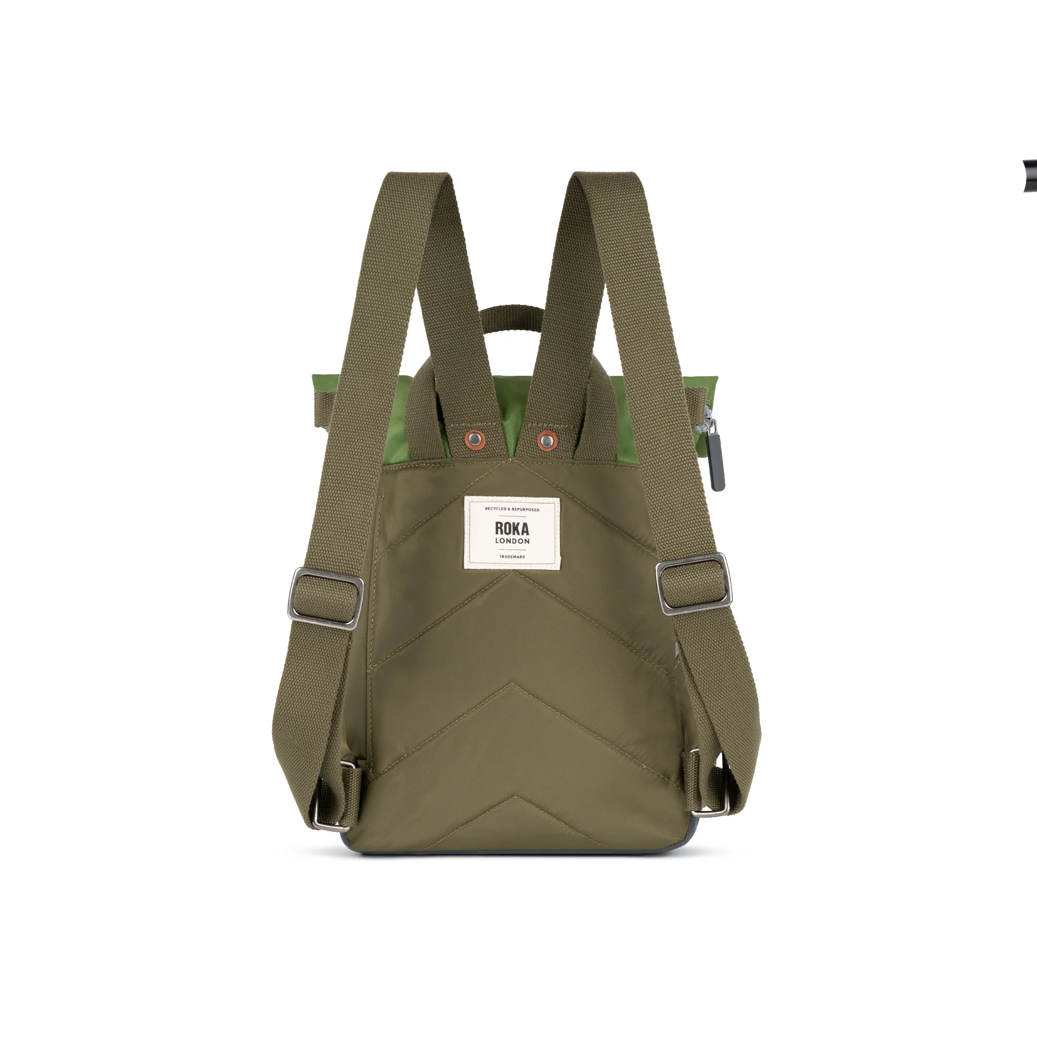 Canfield Roll Top Backpack in Military Tonal - Image 10