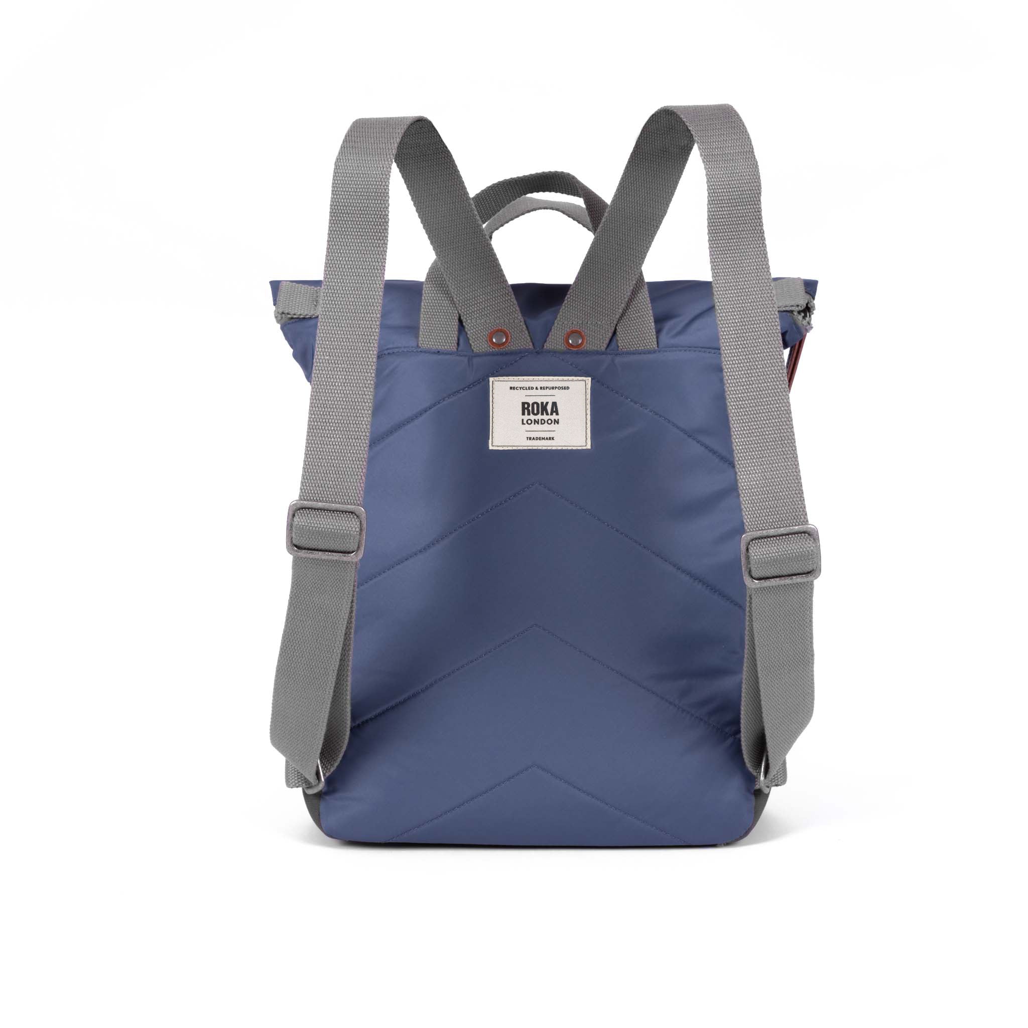 Canfield Roll Top Backpack in Airforce - Image 3