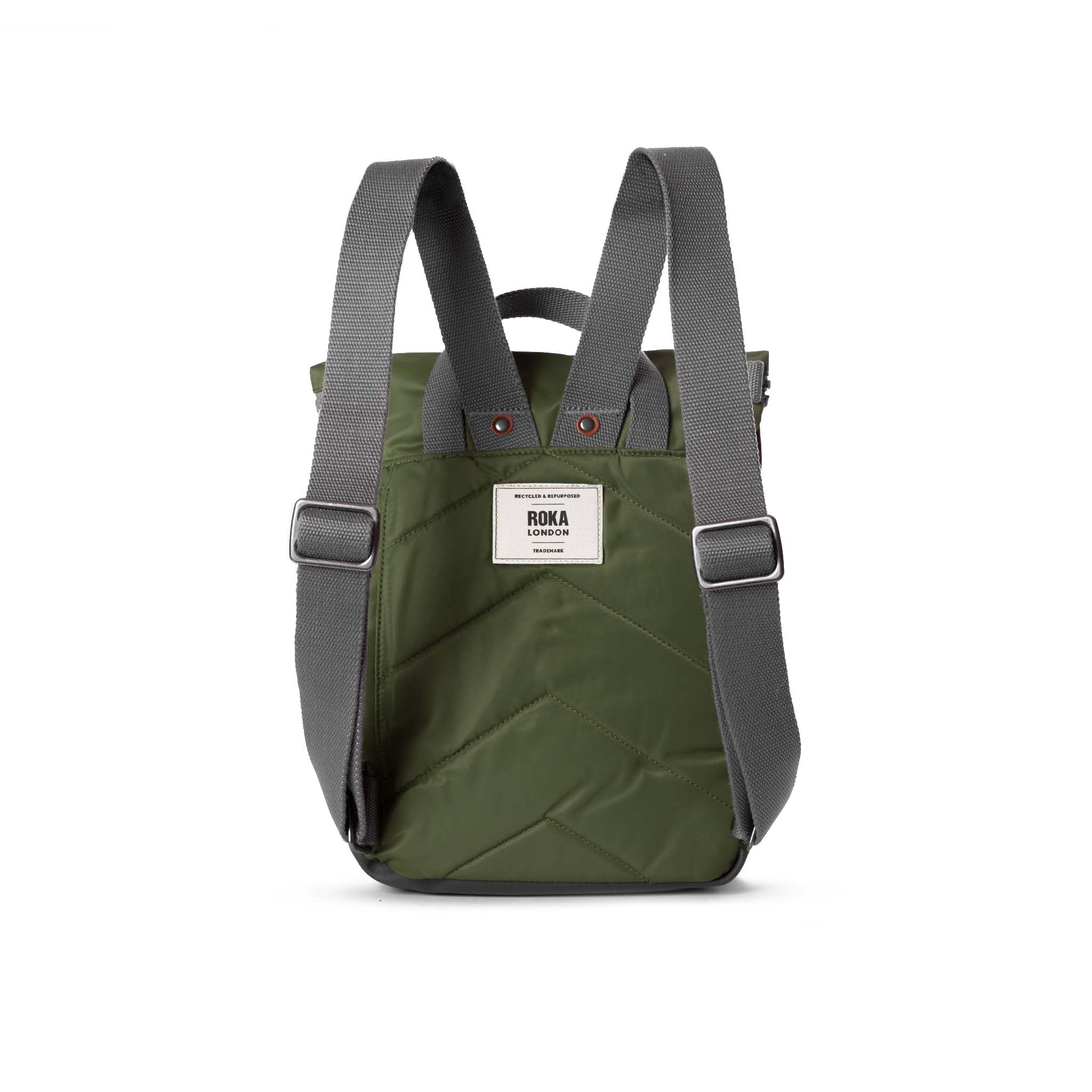 Canfield Roll Top Backpack in Avocado - Image 10