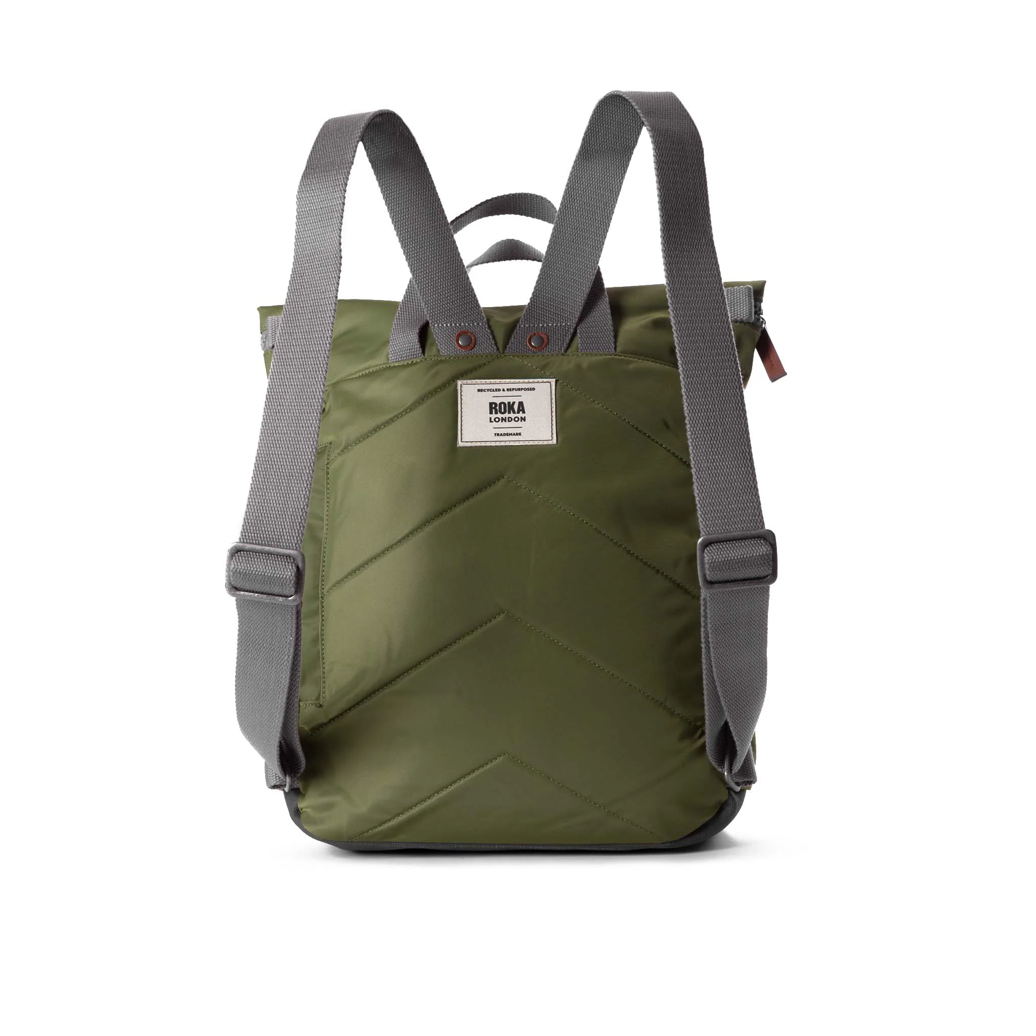 Canfield Roll Top Backpack in Avocado - Image 3