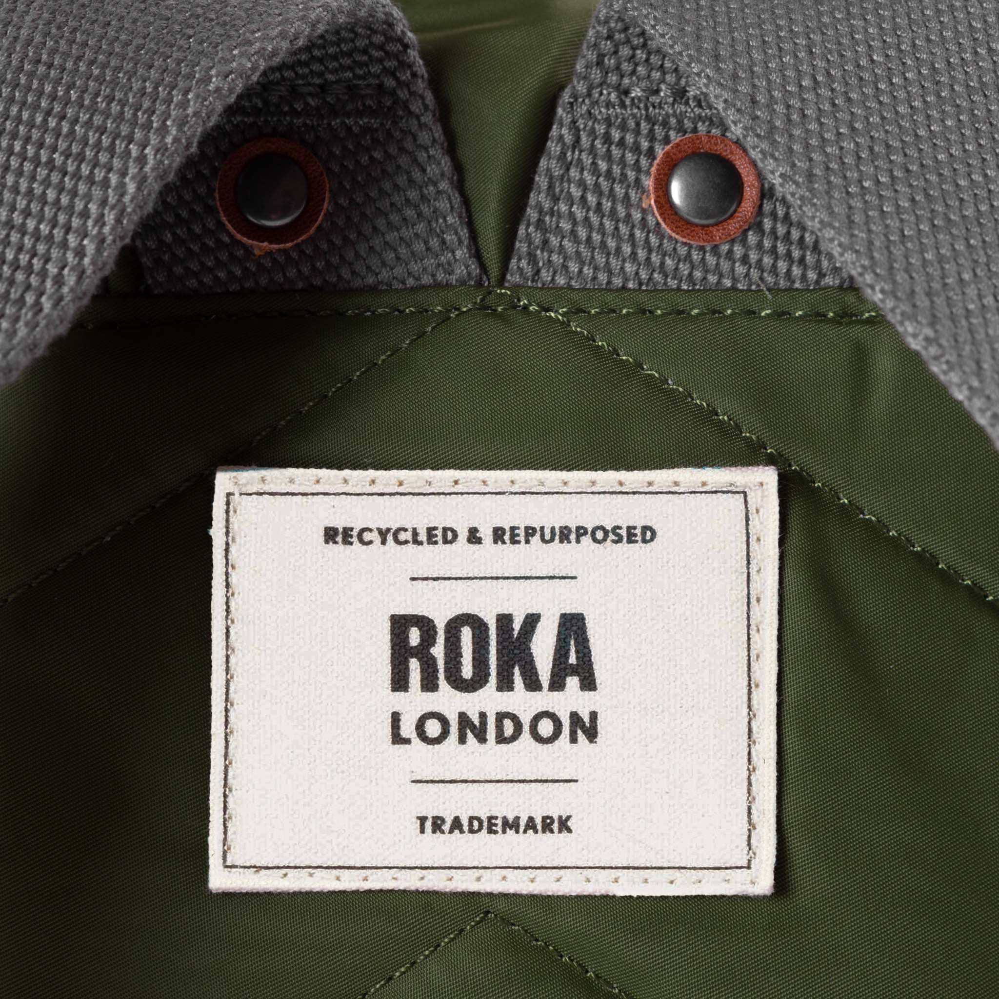 Canfield Roll Top Backpack in Avocado - Image 5
