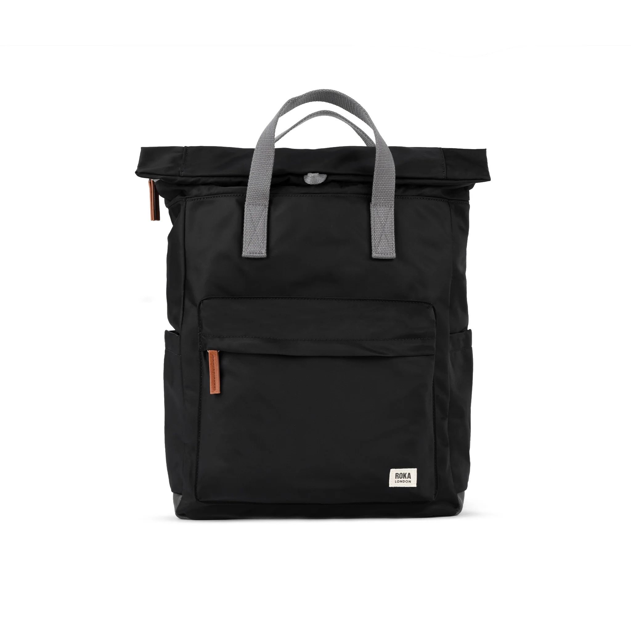 Canfield Roll Top Backpack in Black - Image 10