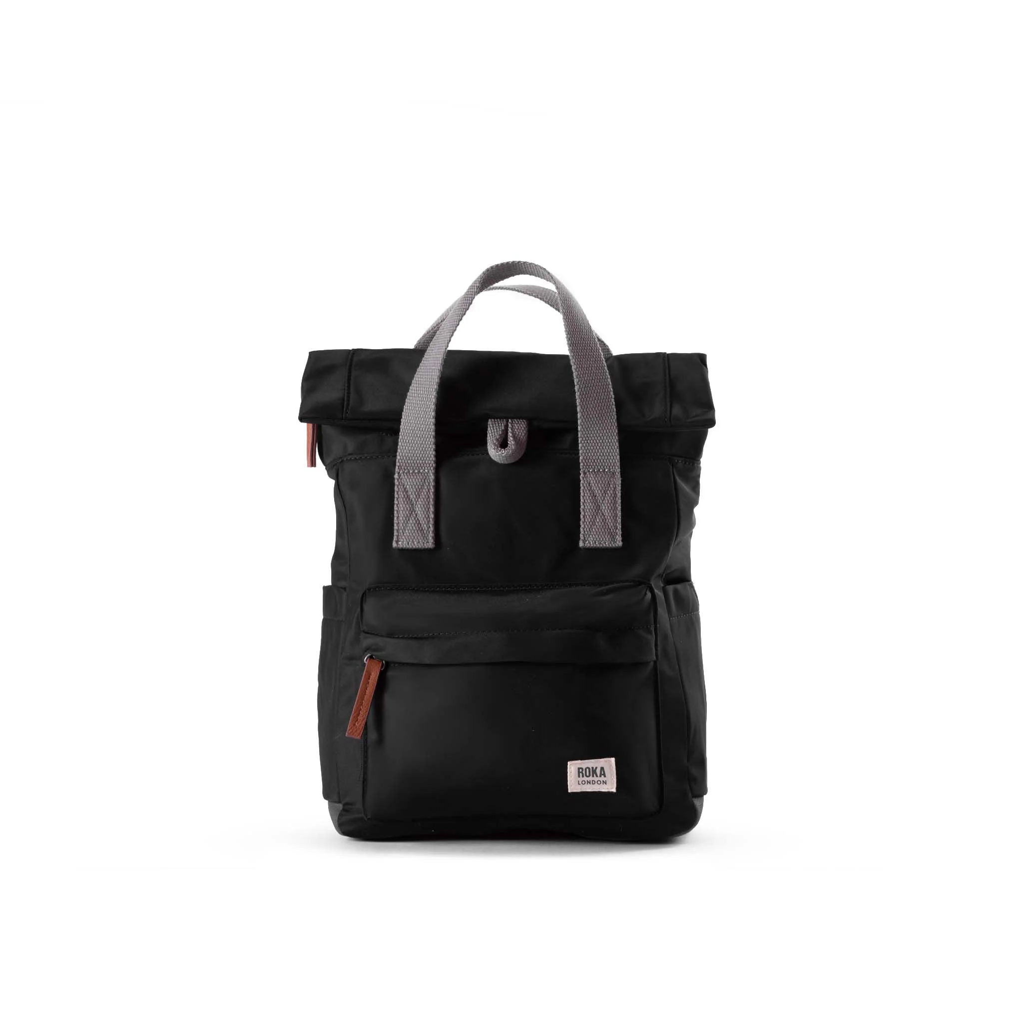 Canfield Roll Top Backpack in Black - Image 13
