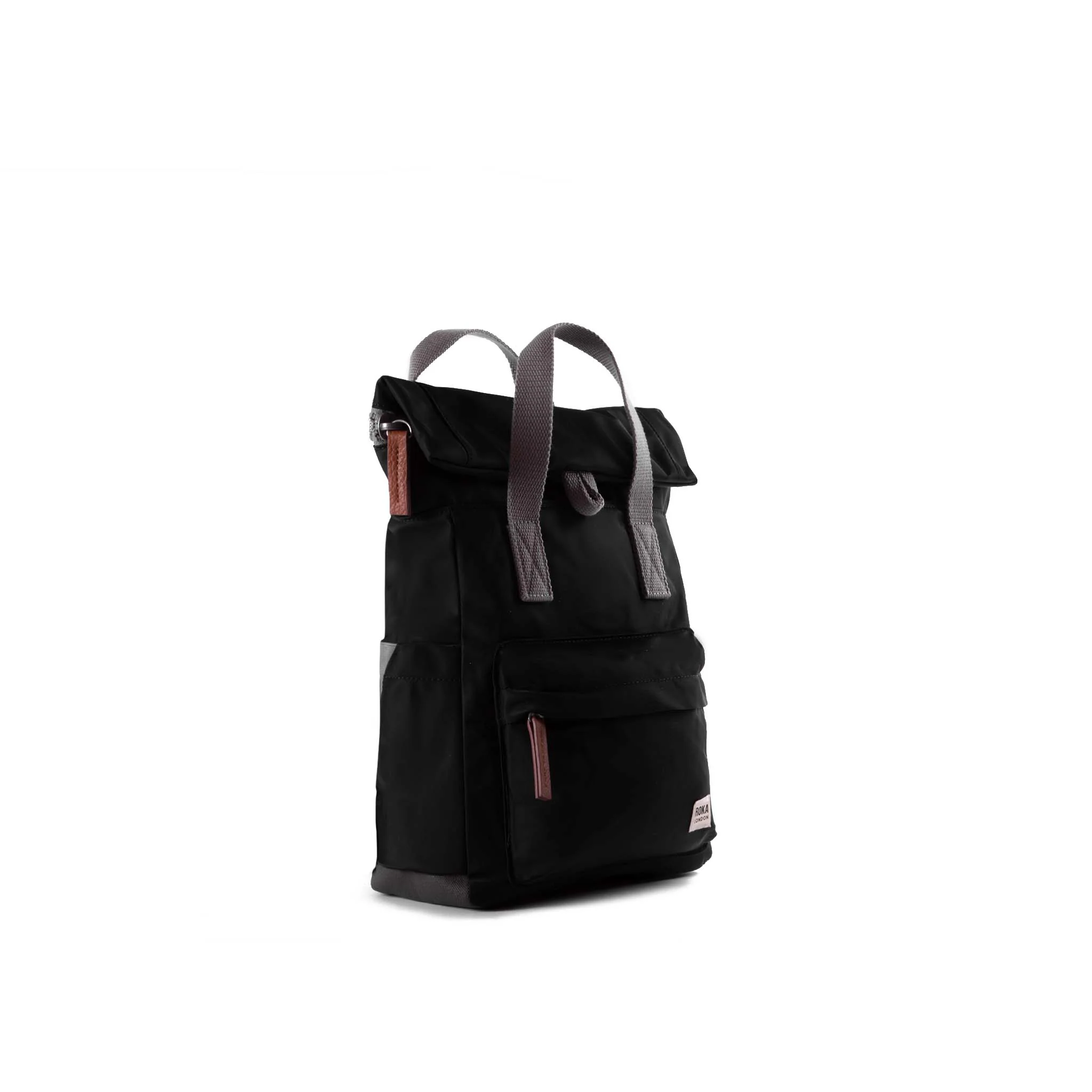Canfield Roll Top Backpack in Black - Image 14