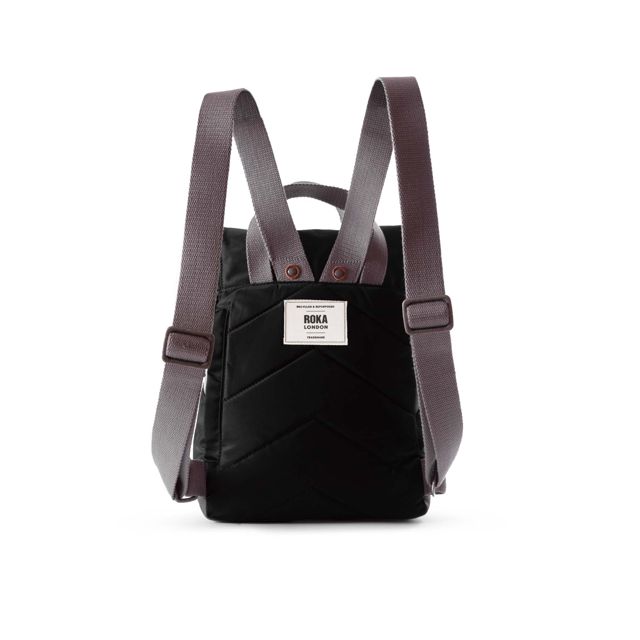 Canfield Roll Top Backpack in Black - Image 15