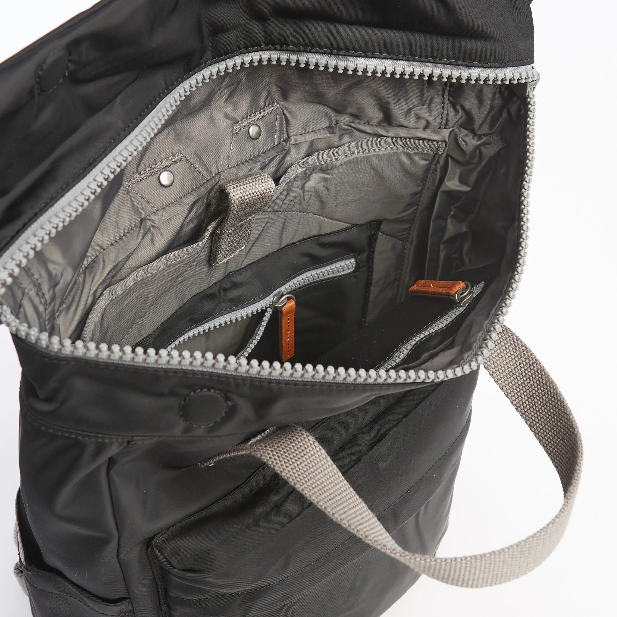Canfield Roll Top Backpack in Black - Image 6