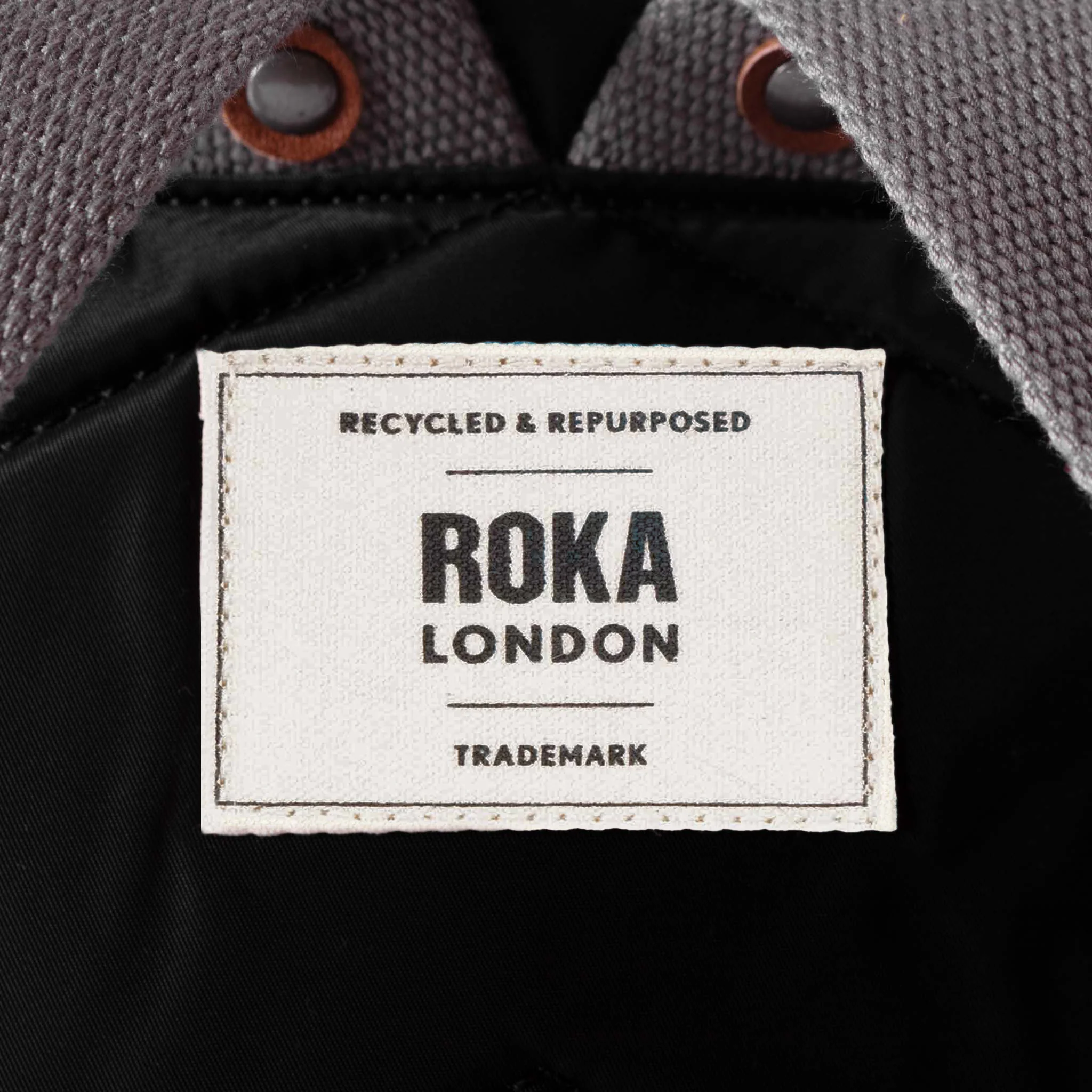 Canfield Roll Top Backpack in Black - Image 7