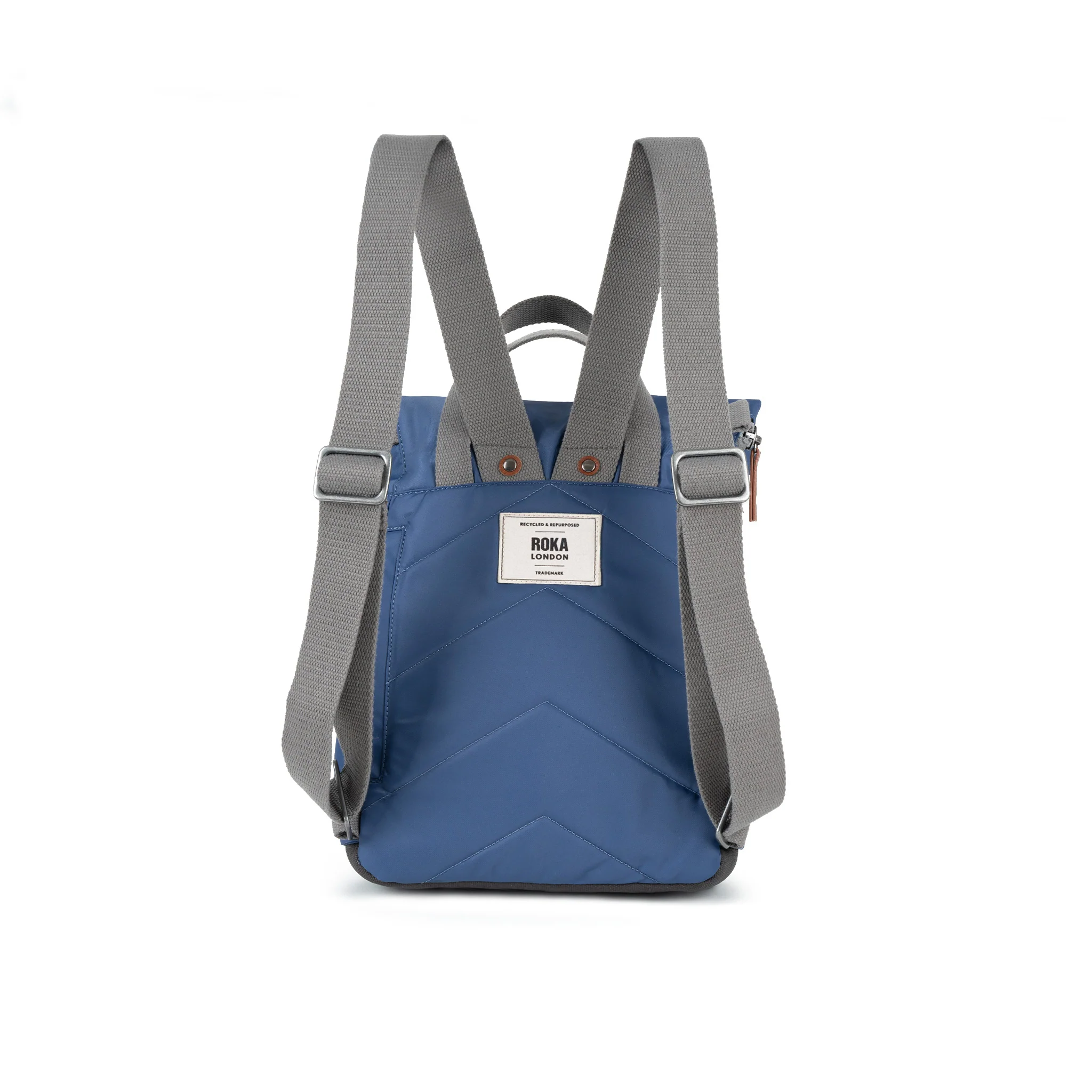 Canfield Roll Top Backpack in Burnt Blue - Image 11