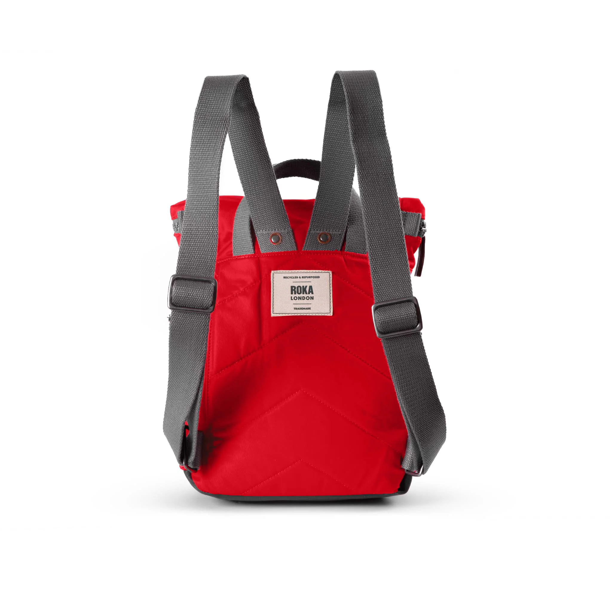Canfield Roll Top Backpack in Cranberry - Image 10