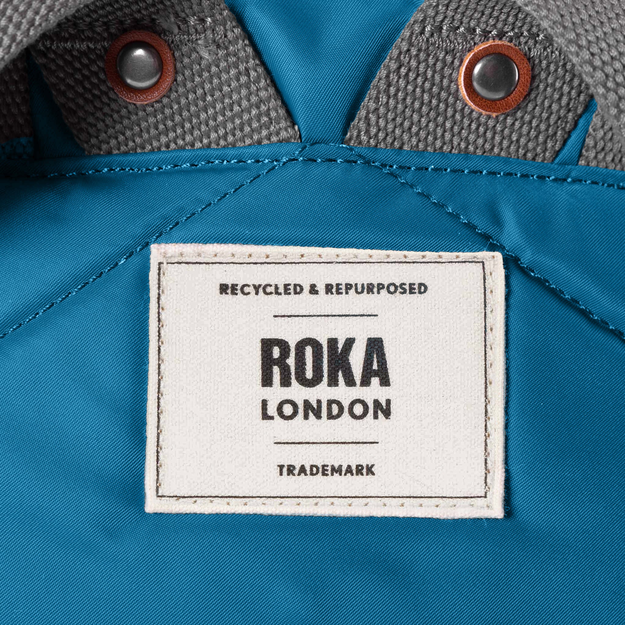 Canfield Roll Top Backpack in Marine - Image 7