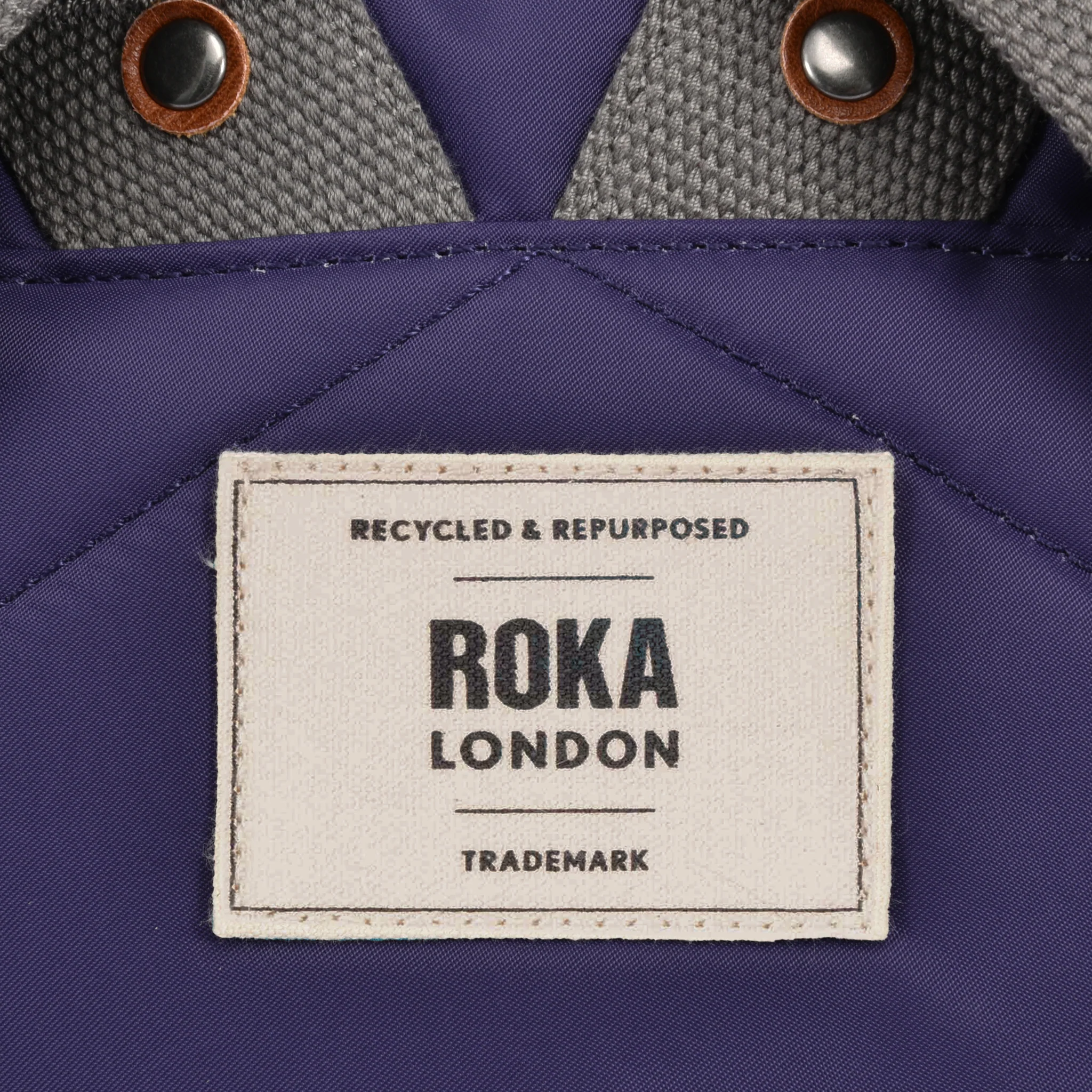 Canfield Roll Top Backpack in Mulberry - Image 7