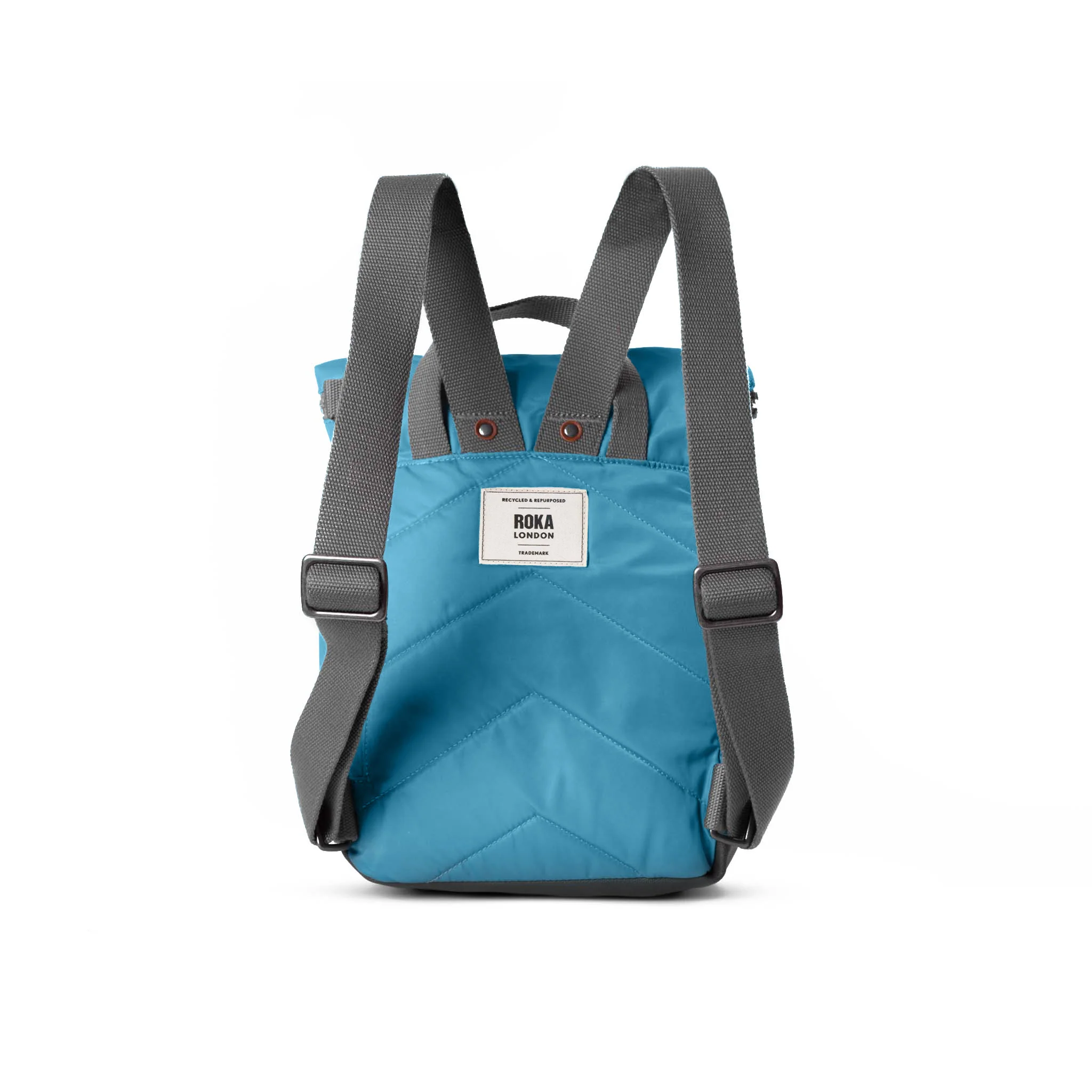Canfield Roll Top Backpack in Petrol - Image 10