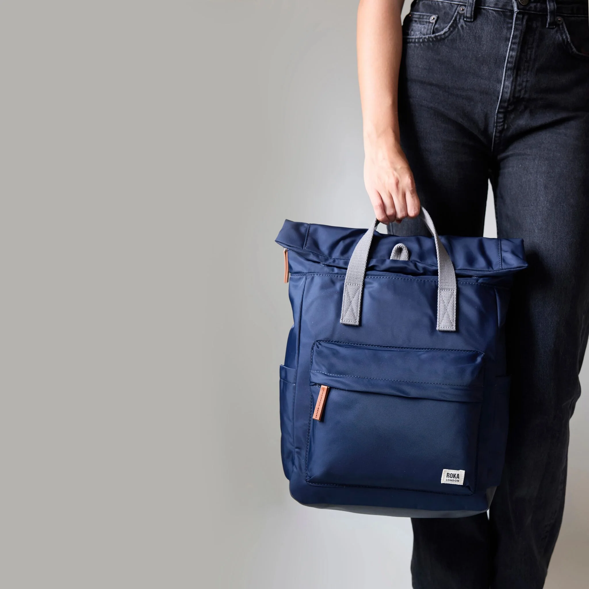 Canfield Roll Top Backpack in Petrol - Image 11