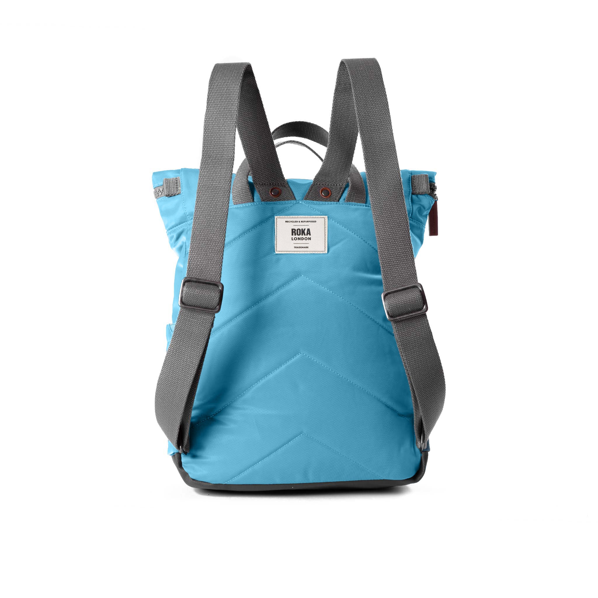 Canfield Roll Top Backpack in Petrol - Image 3