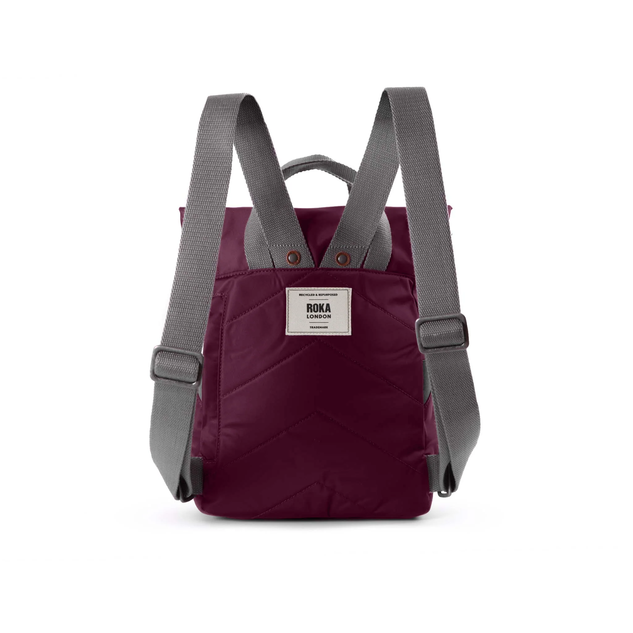 Canfield Roll Top Backpack in Plum - Image 10