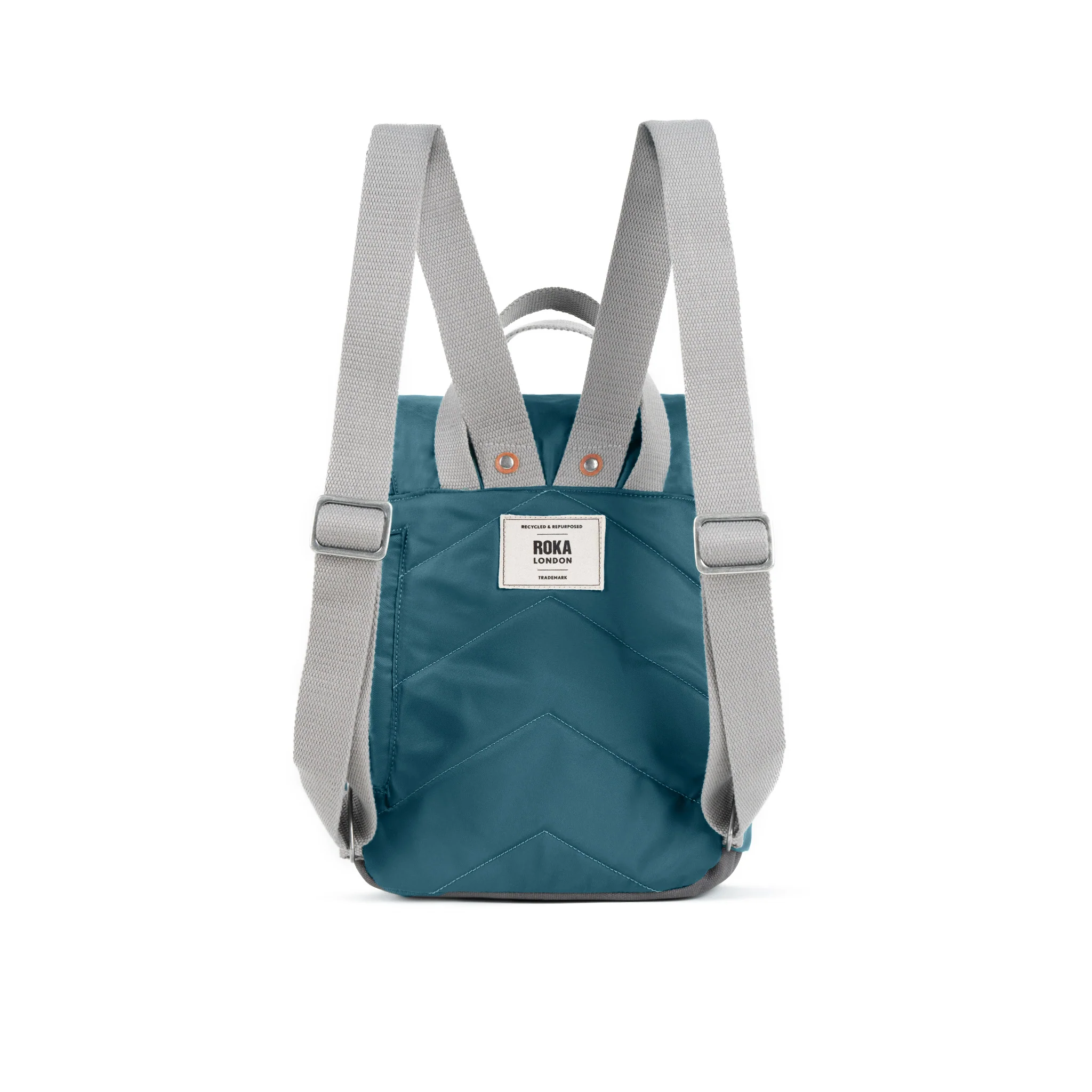 Canfield Roll Top Backpack in Teal - Image 10