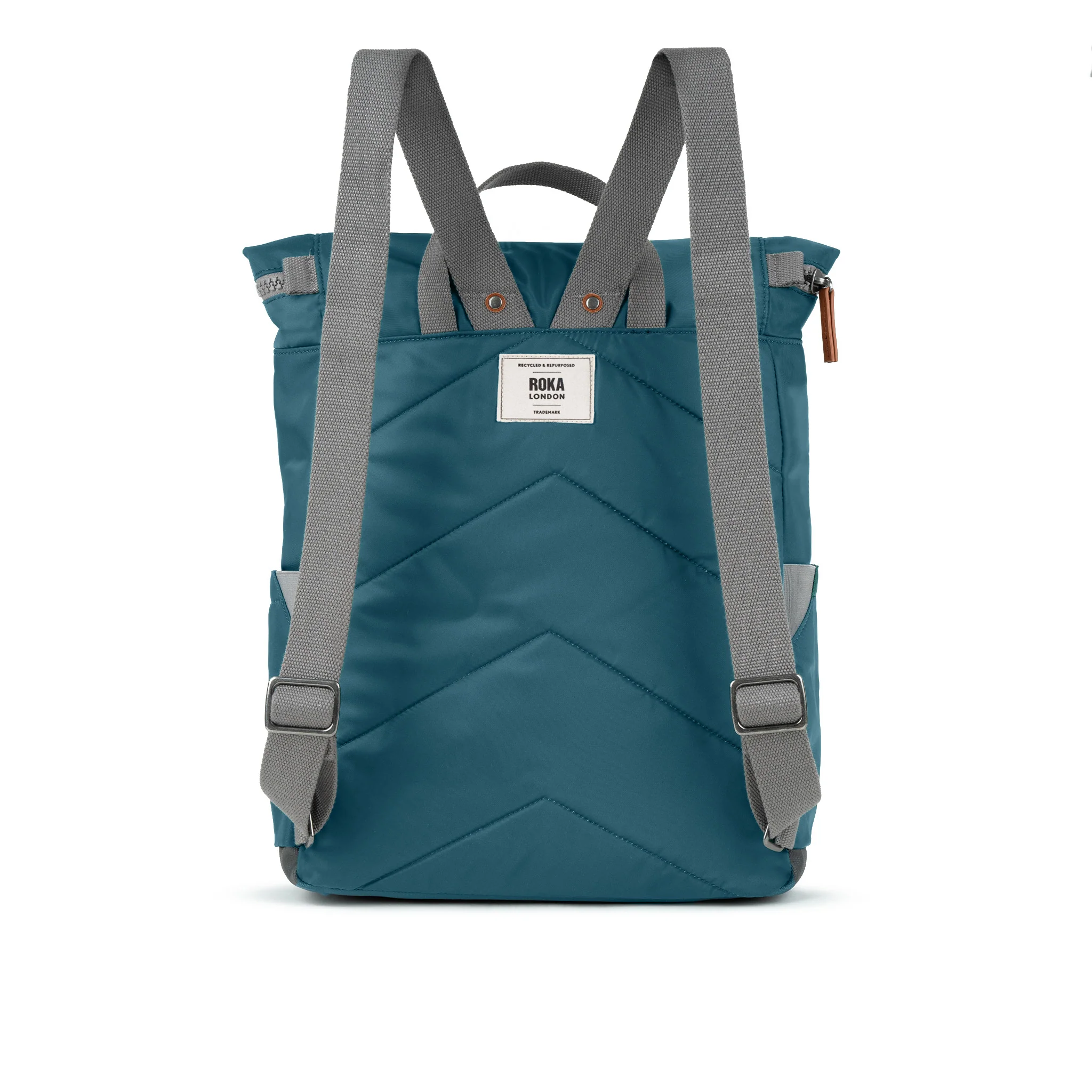 Canfield Roll Top Backpack in Teal - Image 13