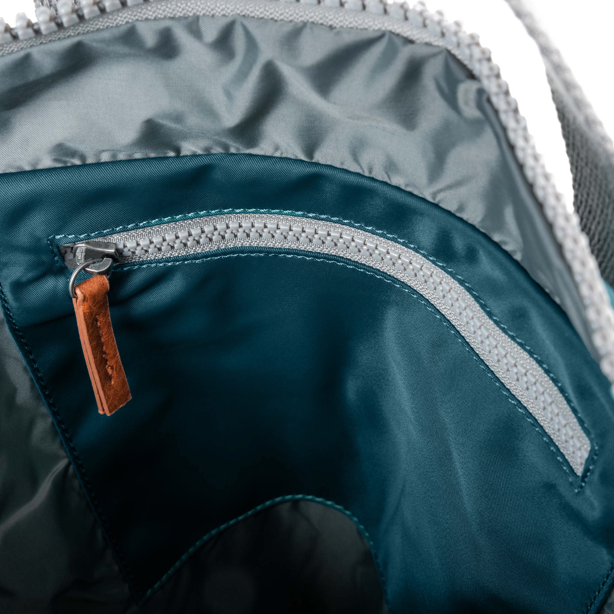 Canfield Roll Top Backpack in Teal - Image 4