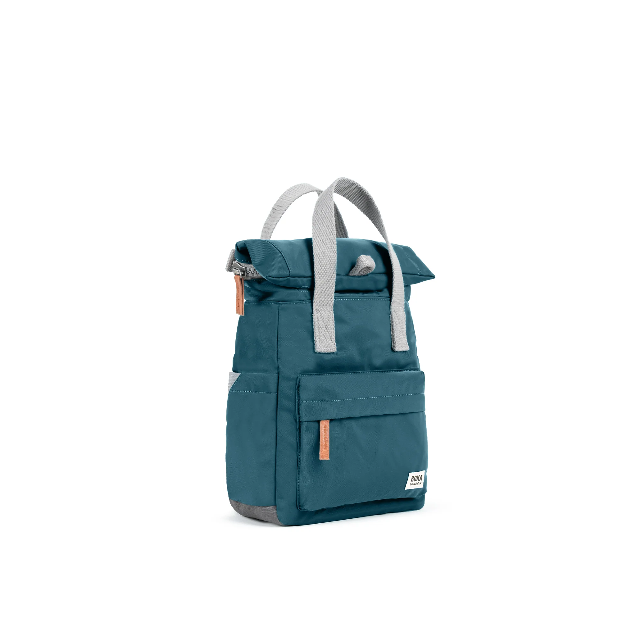 Canfield Roll Top Backpack in Teal - Image 9