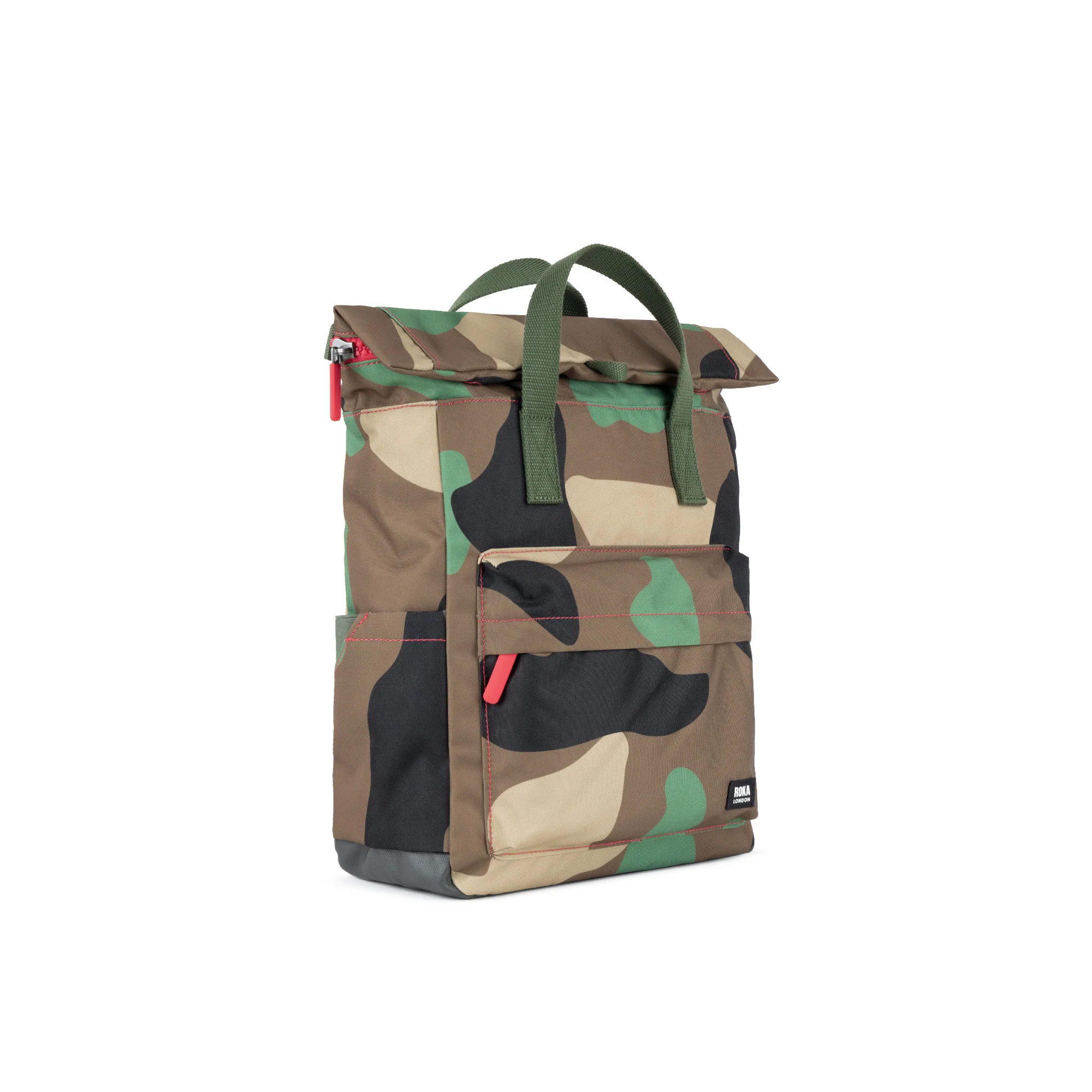 Canfield Roll Top Backpack in Vintage Camo - Image 2