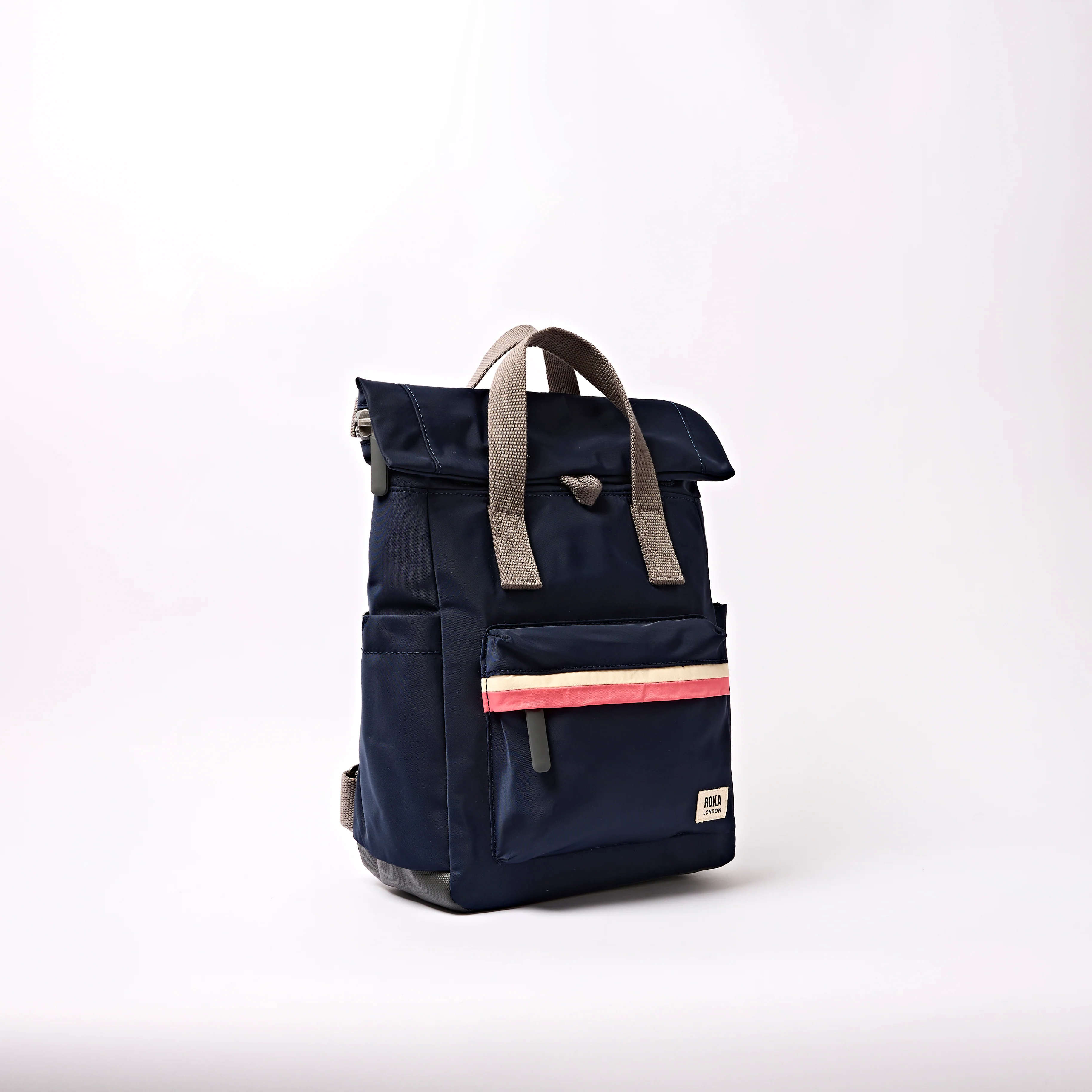 Canfield Roll Top Backpack in Midnight Stripe - Image 3