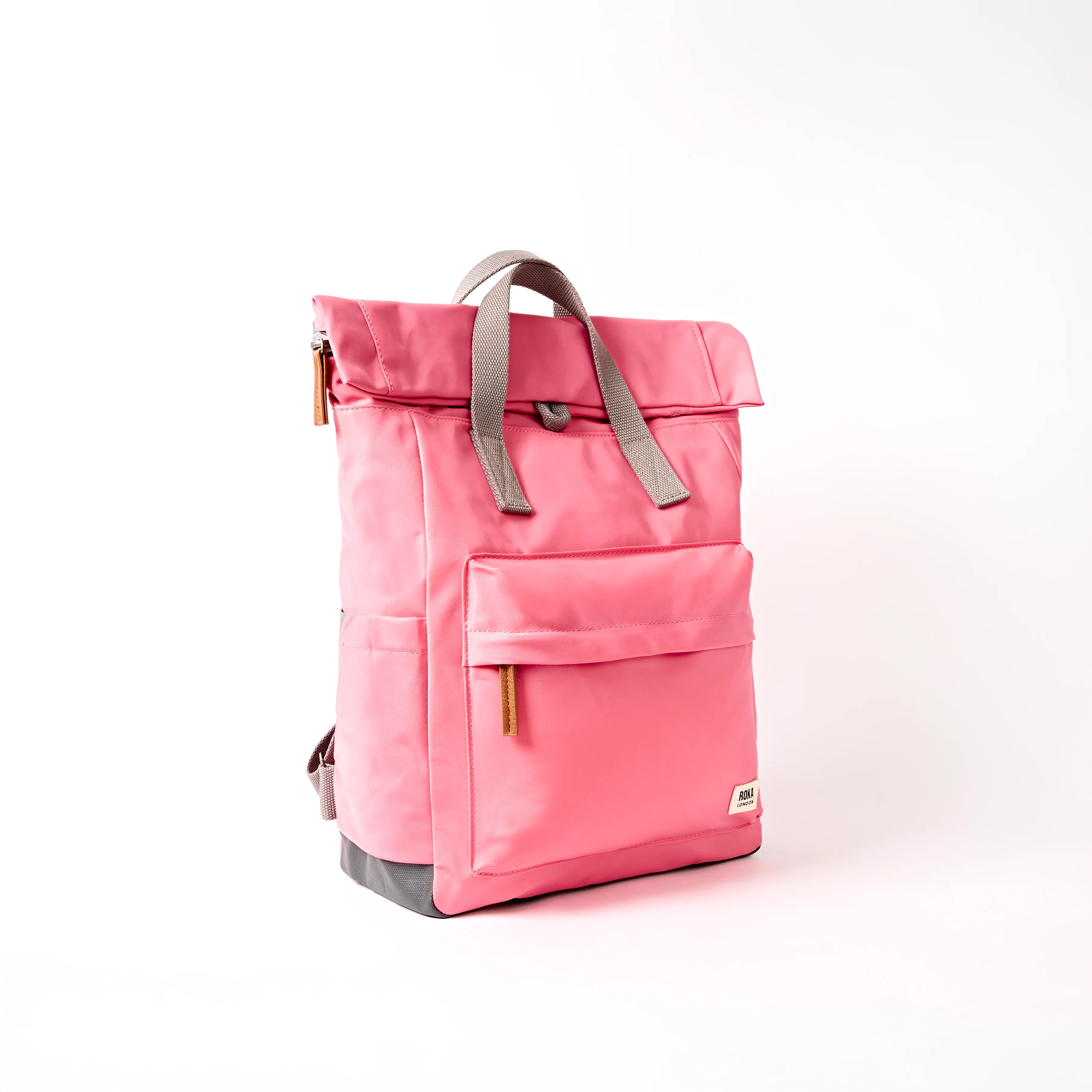 Canfield Roll Top Backpack in Pink Lemonade - Image 2