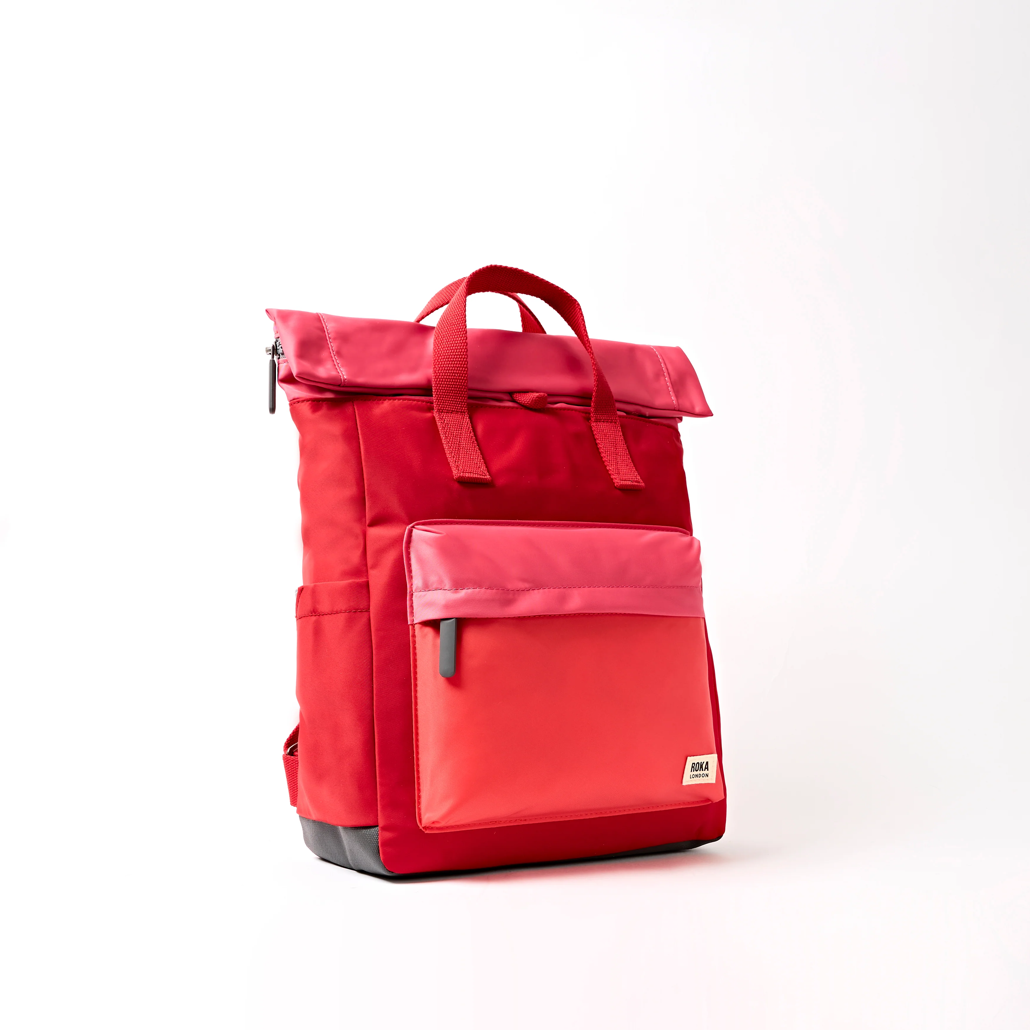 Canfield Roll Top Backpack in Red Tonal - Image 3