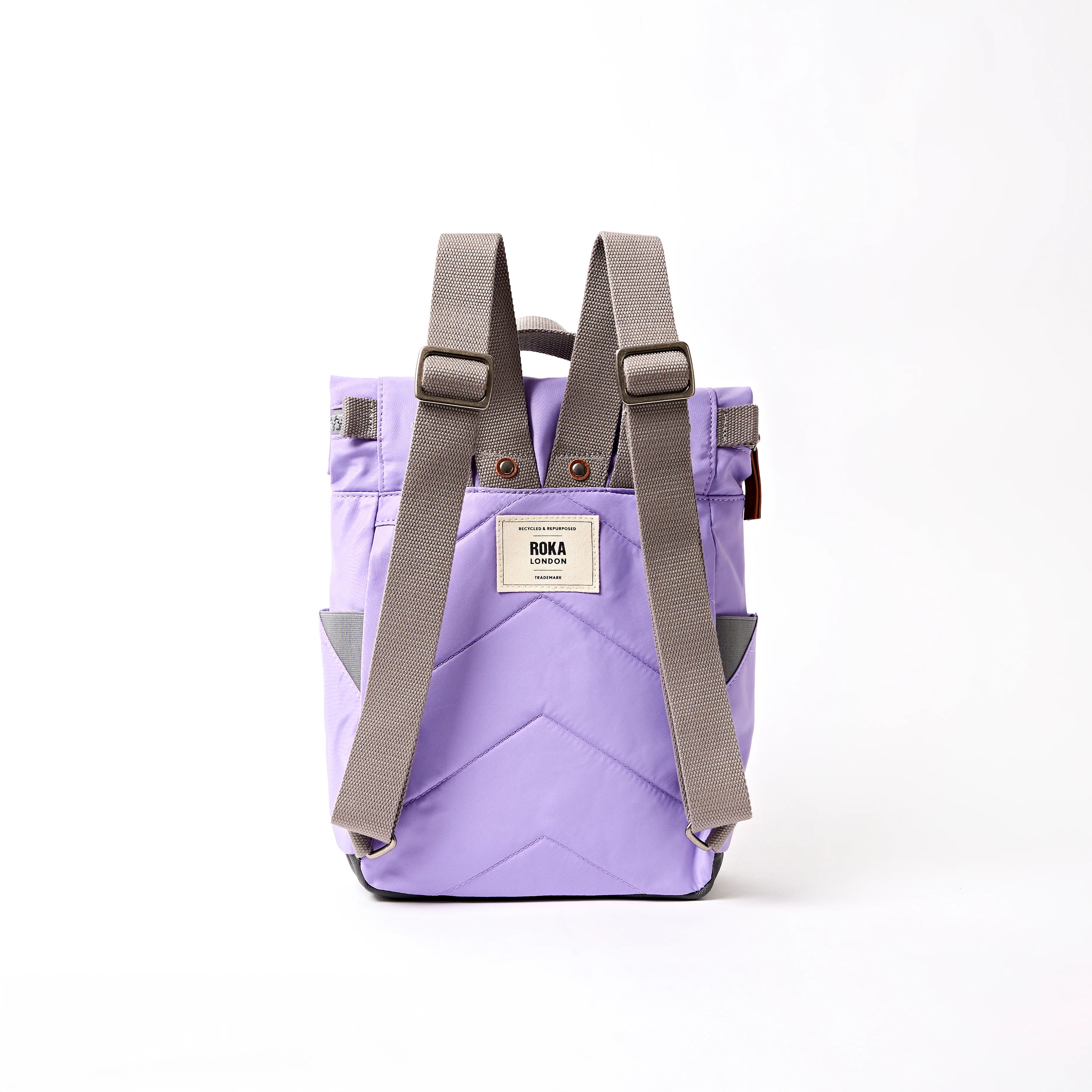 Canfield Roll Top Backpack in Thistle Bloom - Image 11