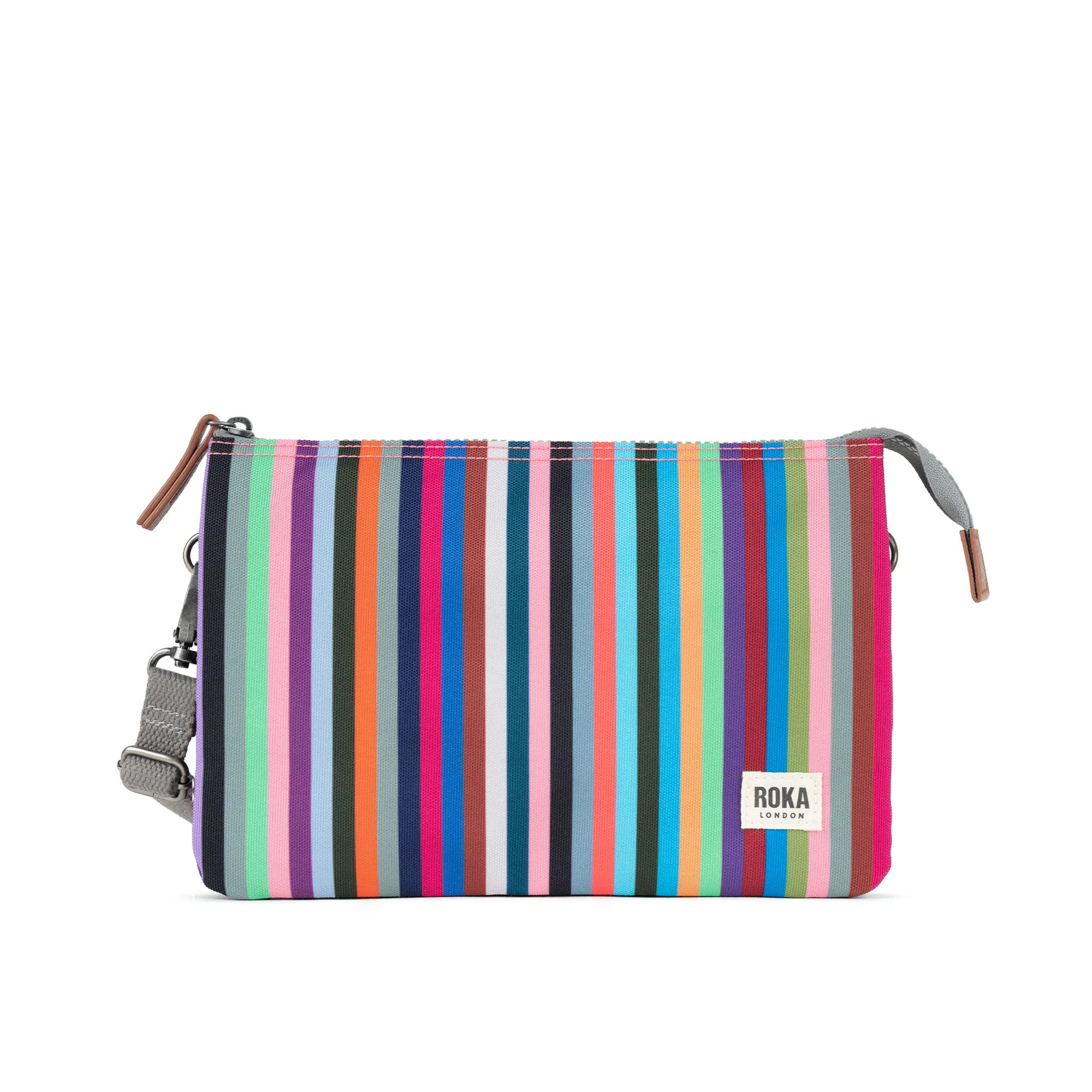 Carnaby Crossbody Bag in Multi Stripe - Image 8