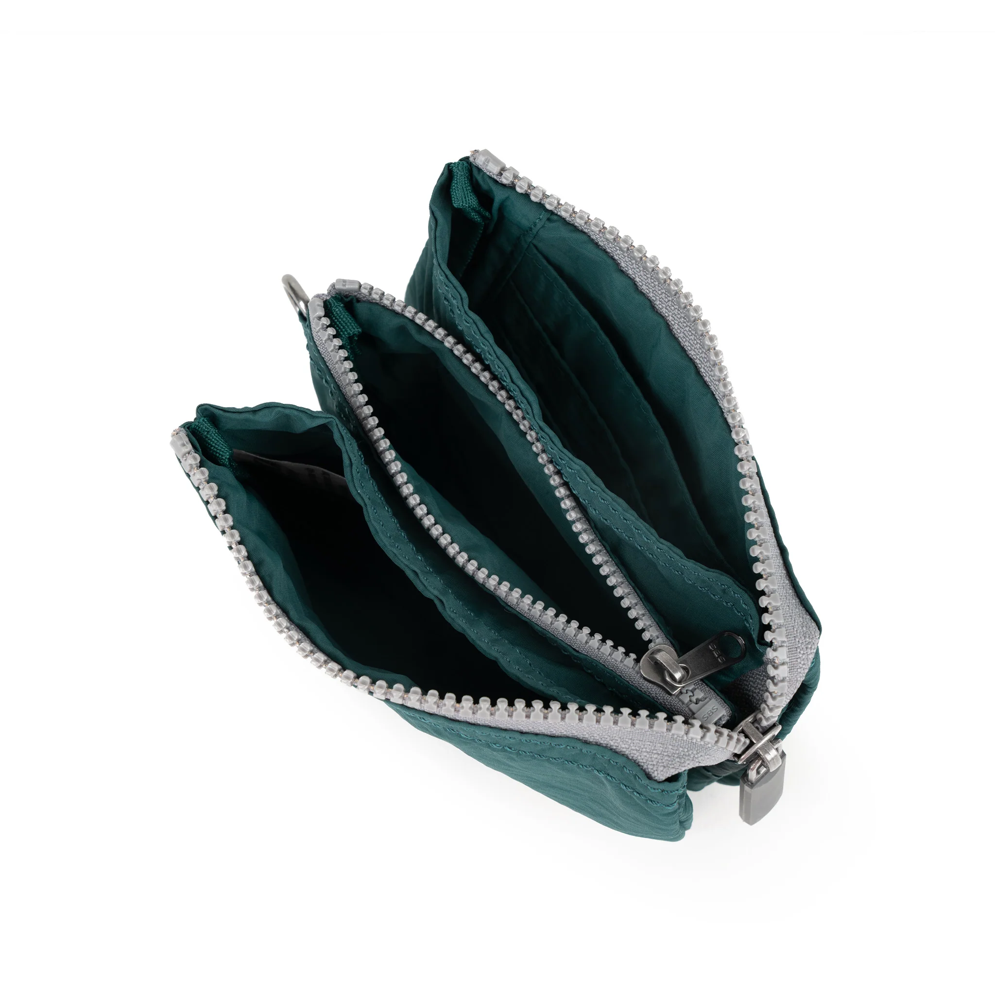 Carnaby Wallet in Teal Taslon - Image 5