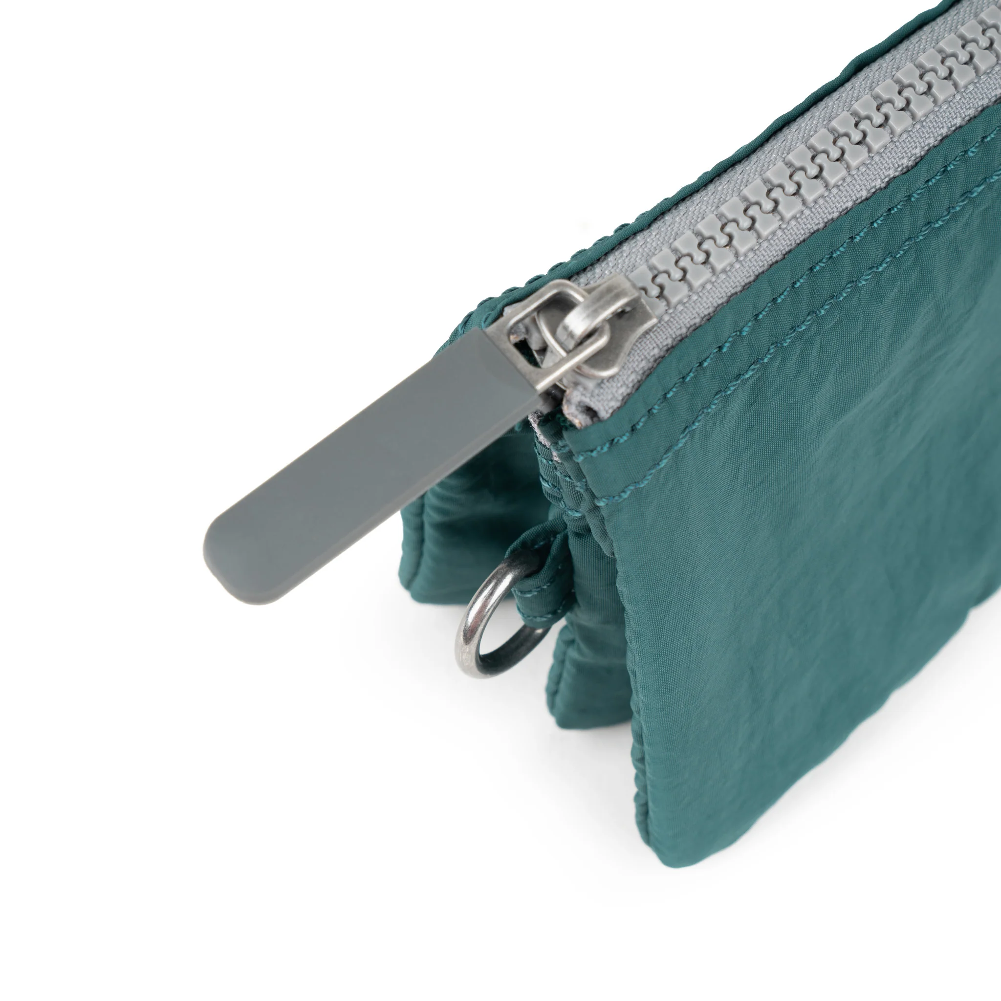 Carnaby Wallet in Teal Taslon - Image 6