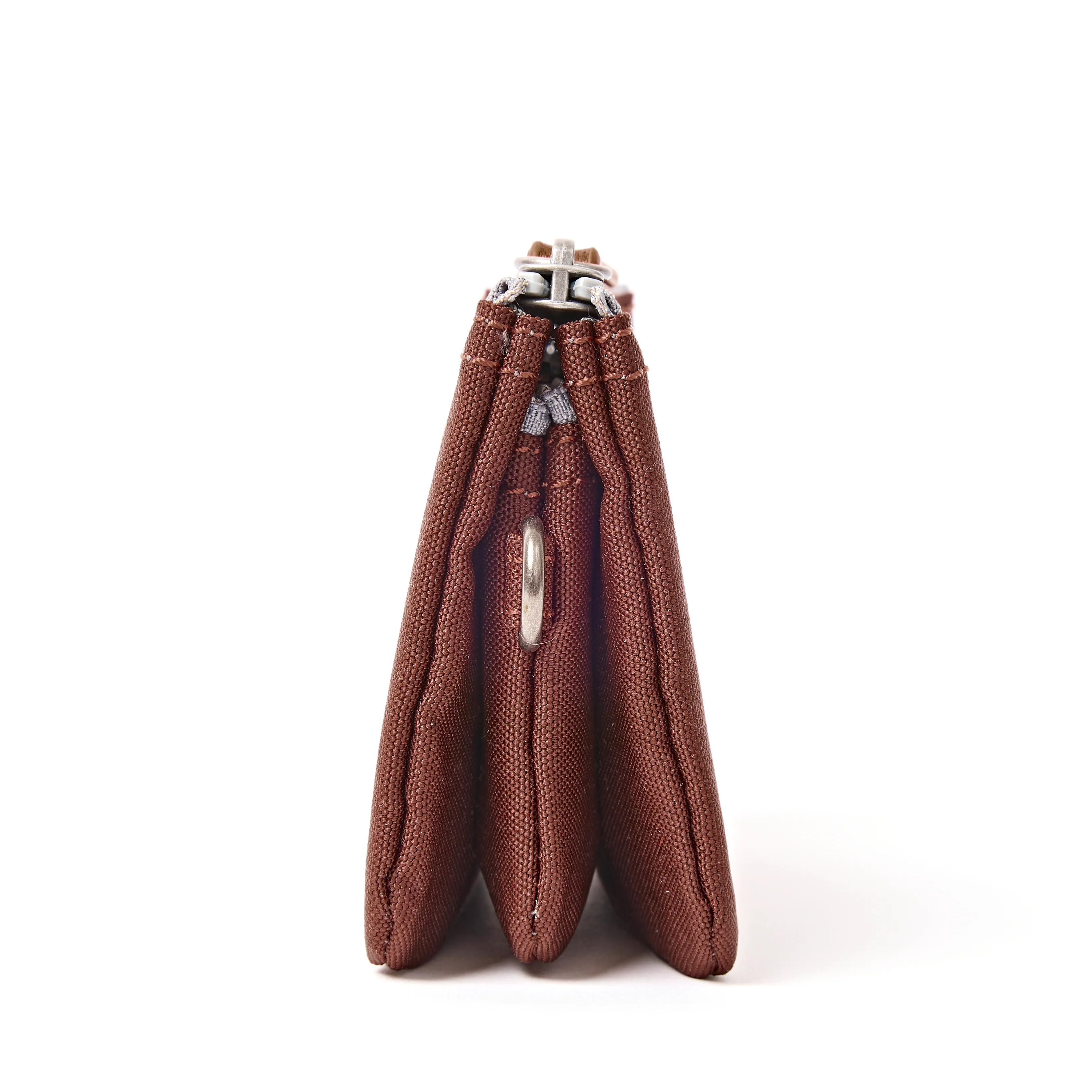 Carnaby Wallet in Chocolate Recycled Canvas - Image 6
