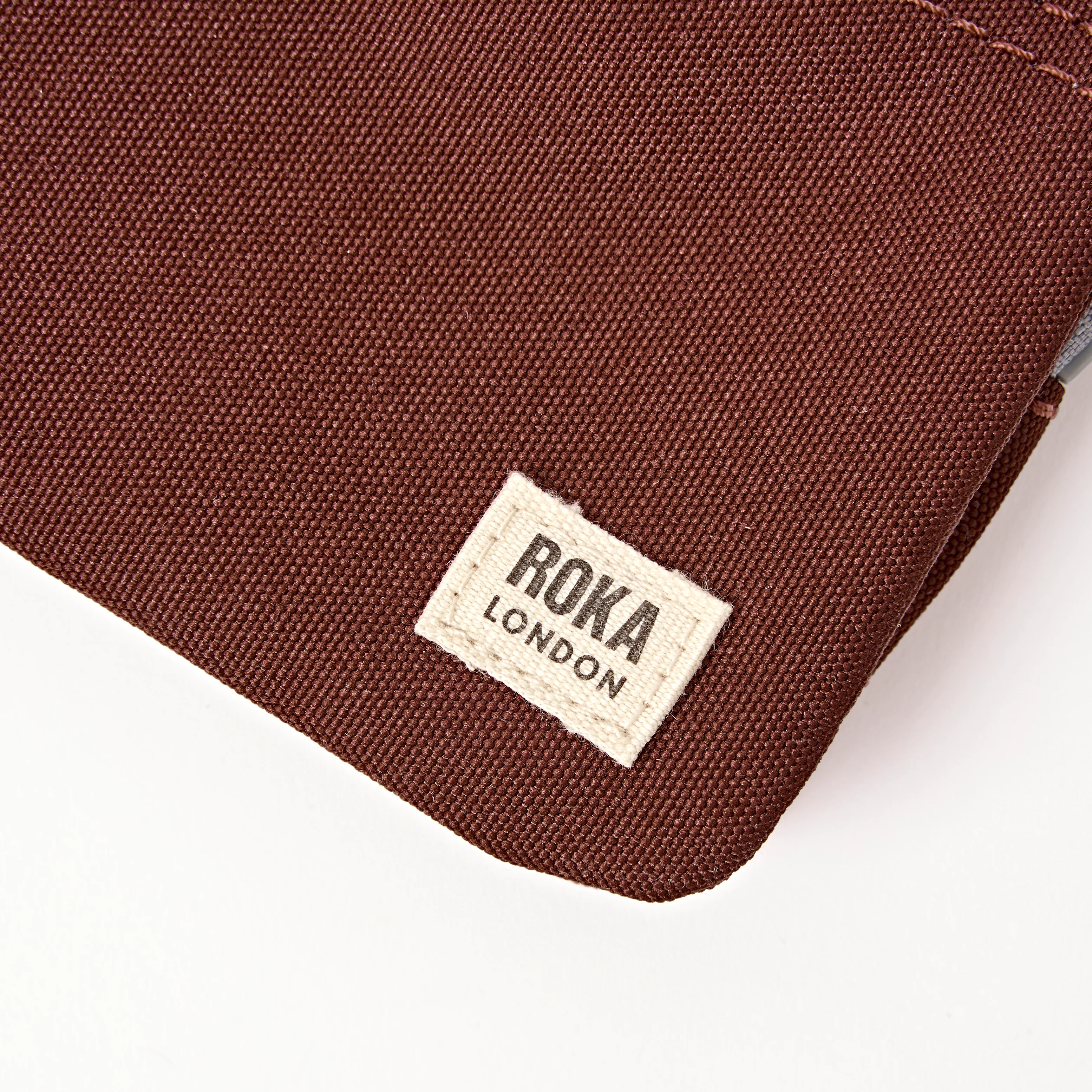 Carnaby Wallet in Chocolate Recycled Canvas - Image 7