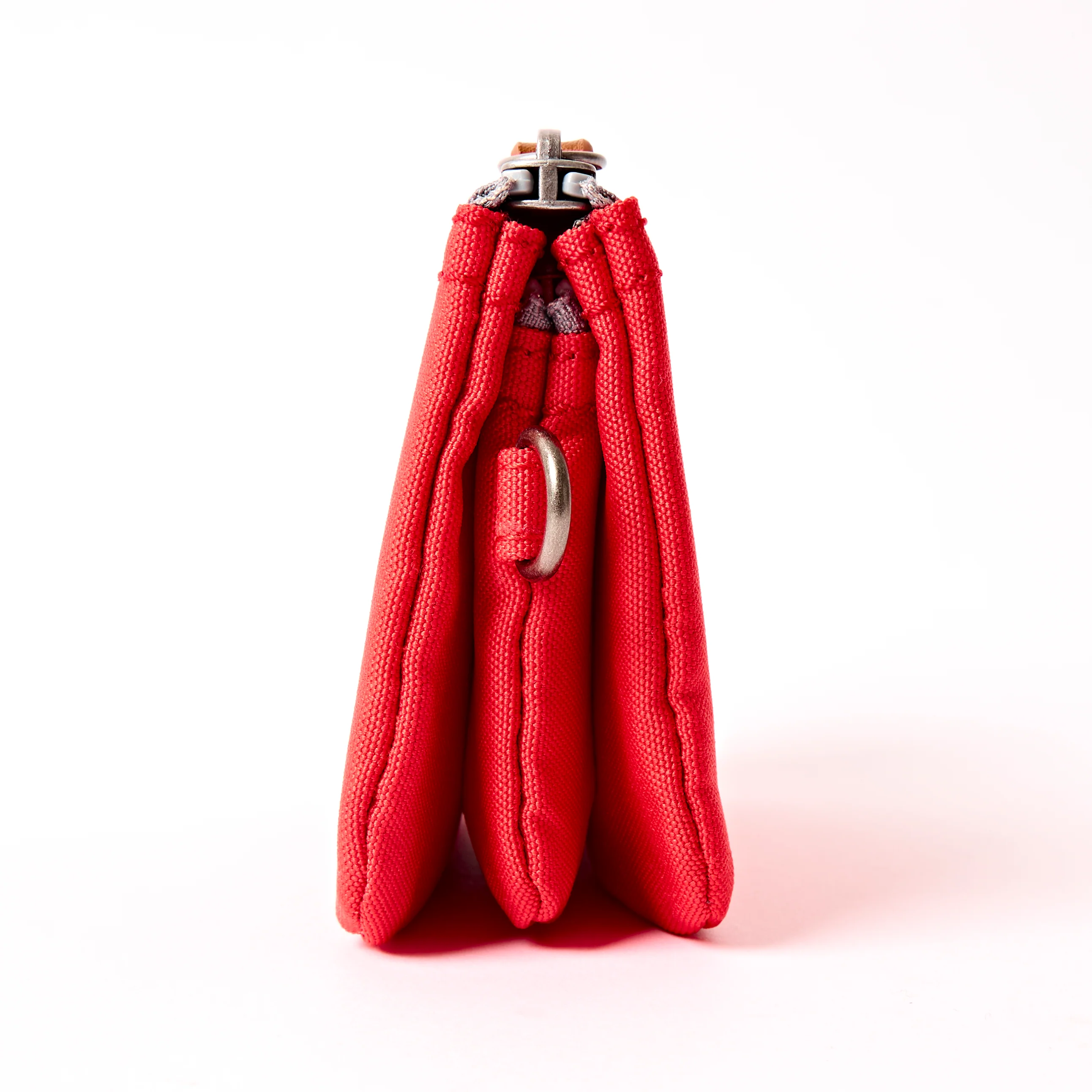 Carnaby Wallet in Scarlet Recycled Canvas - Image 5