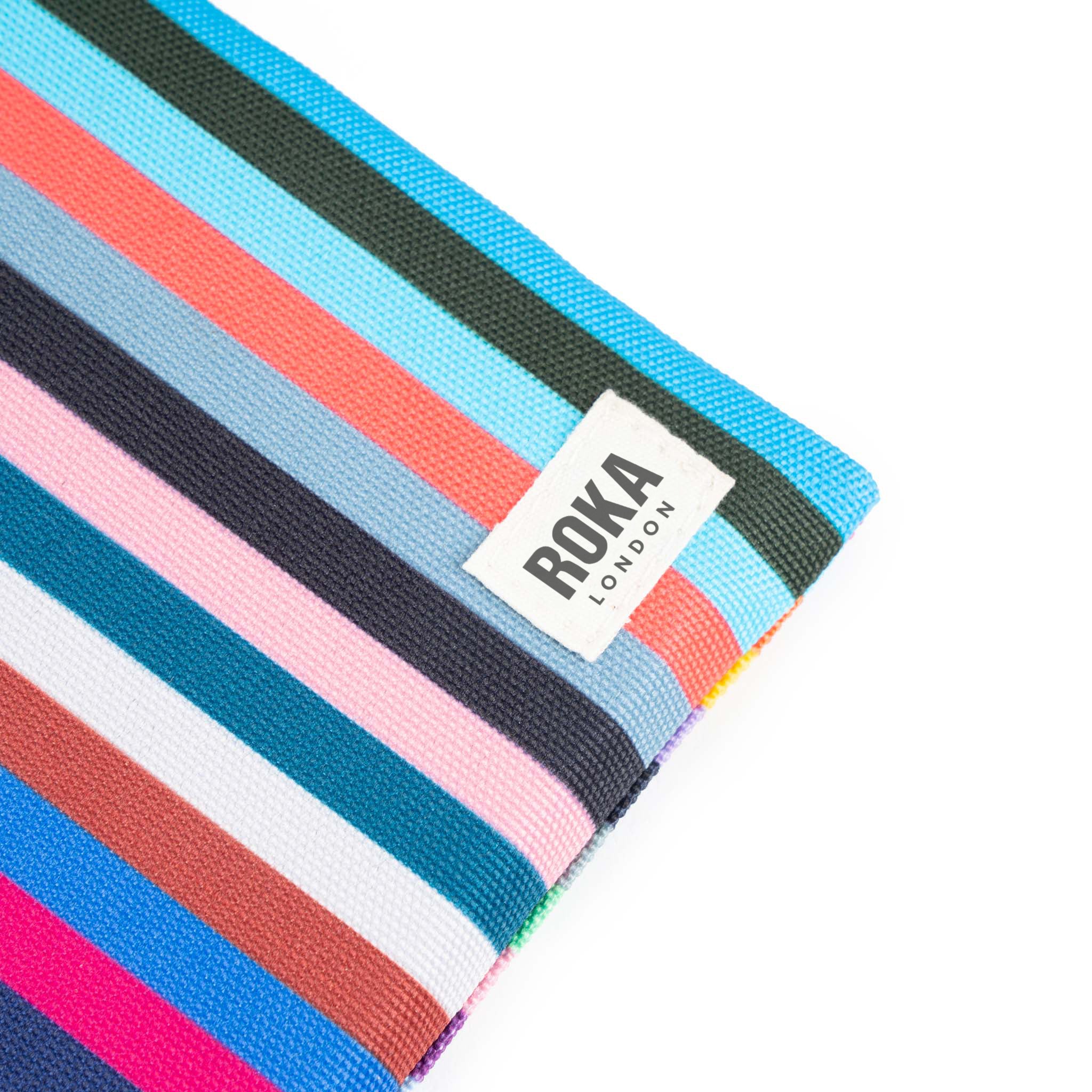 Chelsea Pocket Sling Bag in Multi Stripe - Image 4