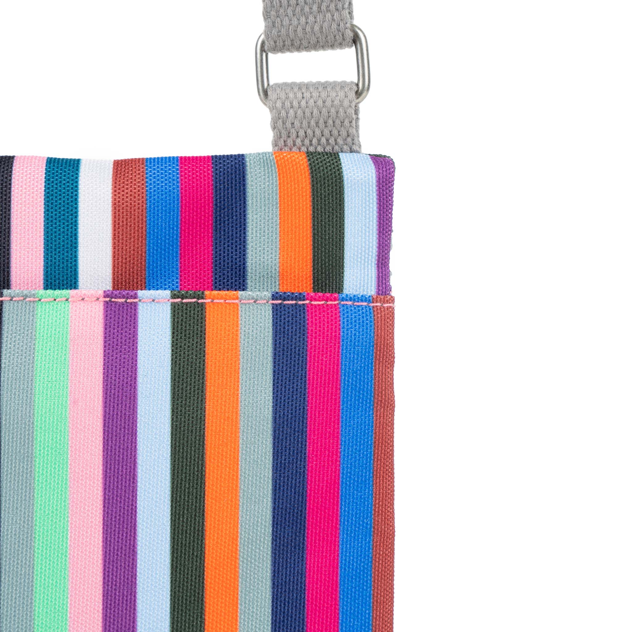 Chelsea Pocket Sling Bag in Multi Stripe - Image 5