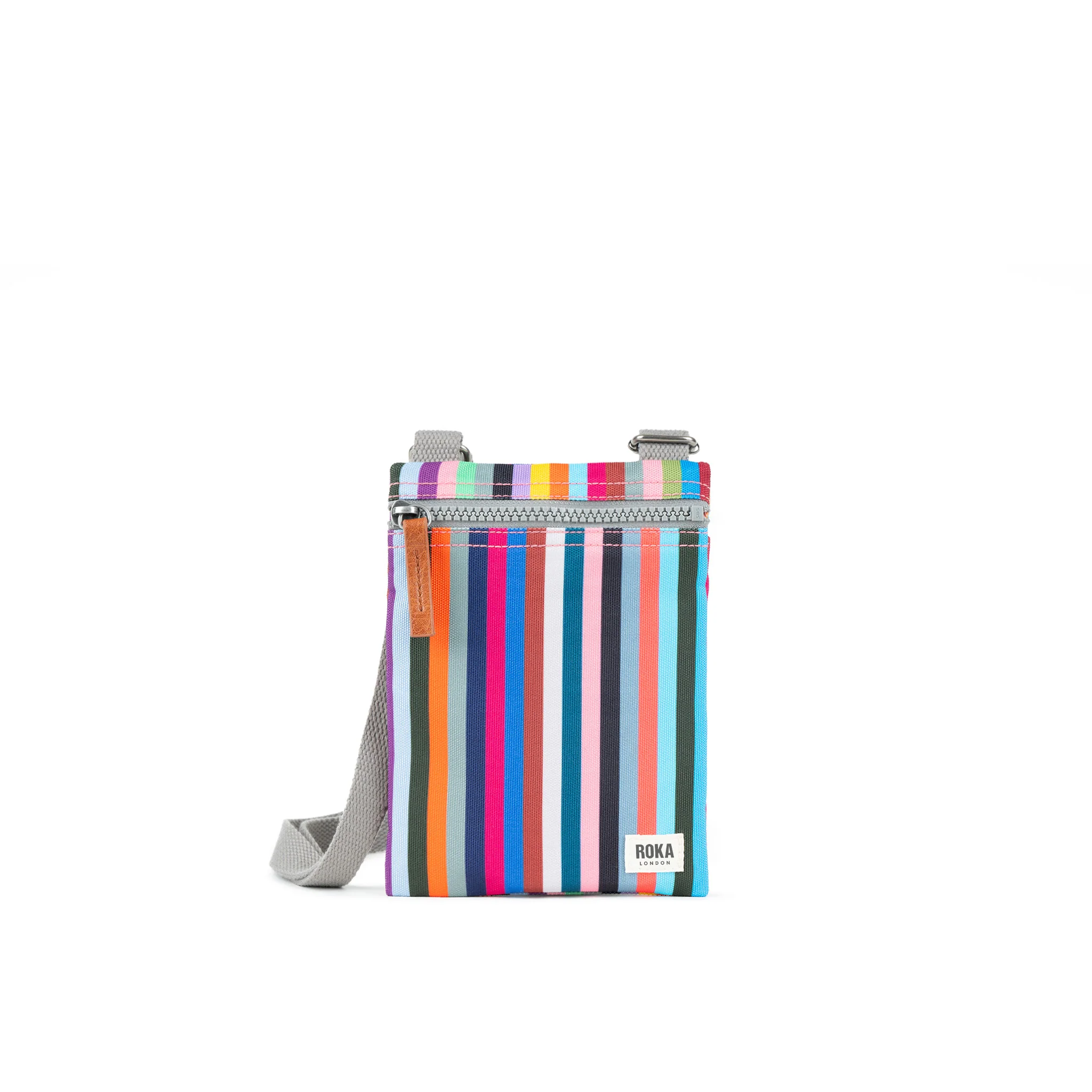 Chelsea Pocket Sling Bag in Multi Stripe - Image 7
