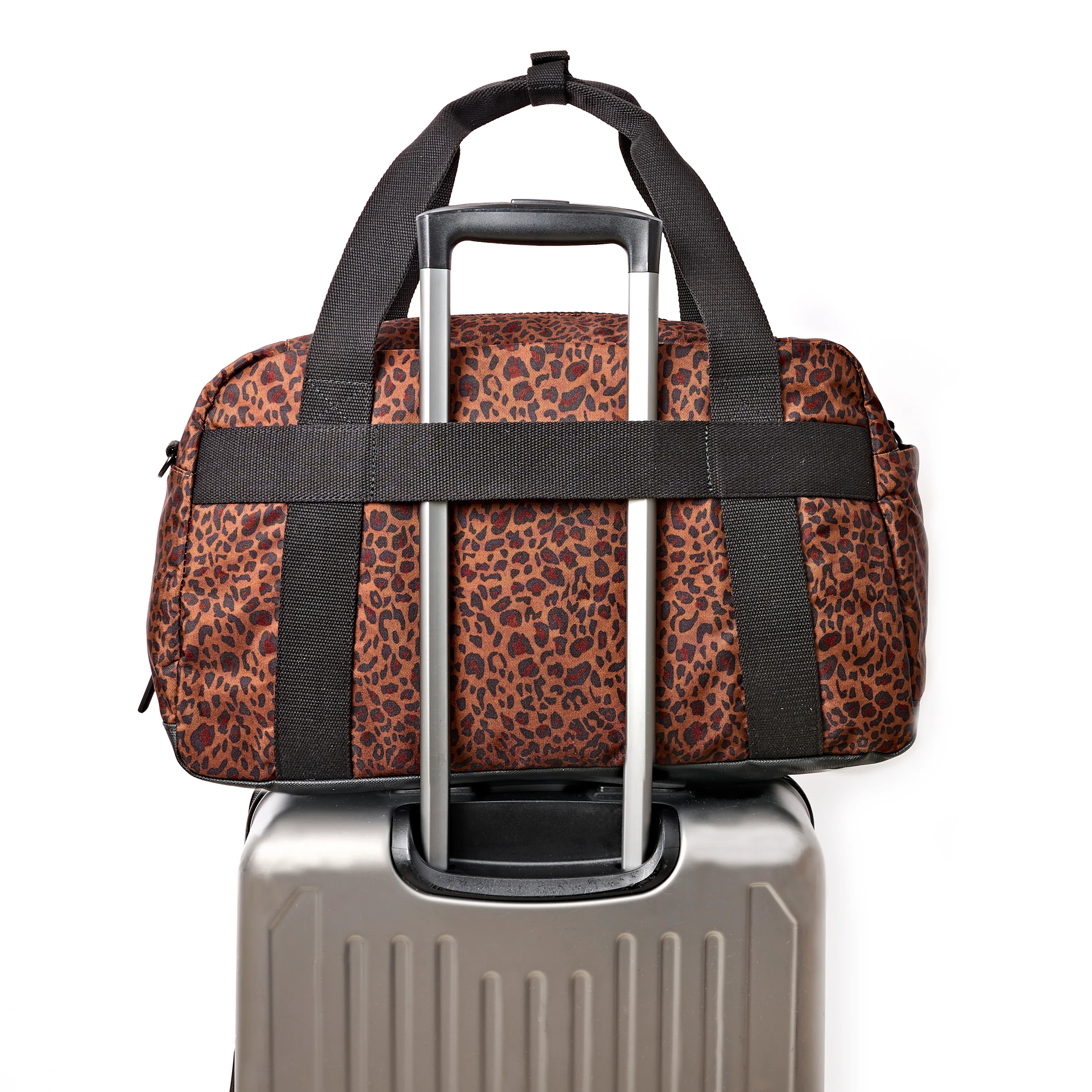 Gatwick Carry-On Duffel Bag in Corn Mini Leopard - Image 4