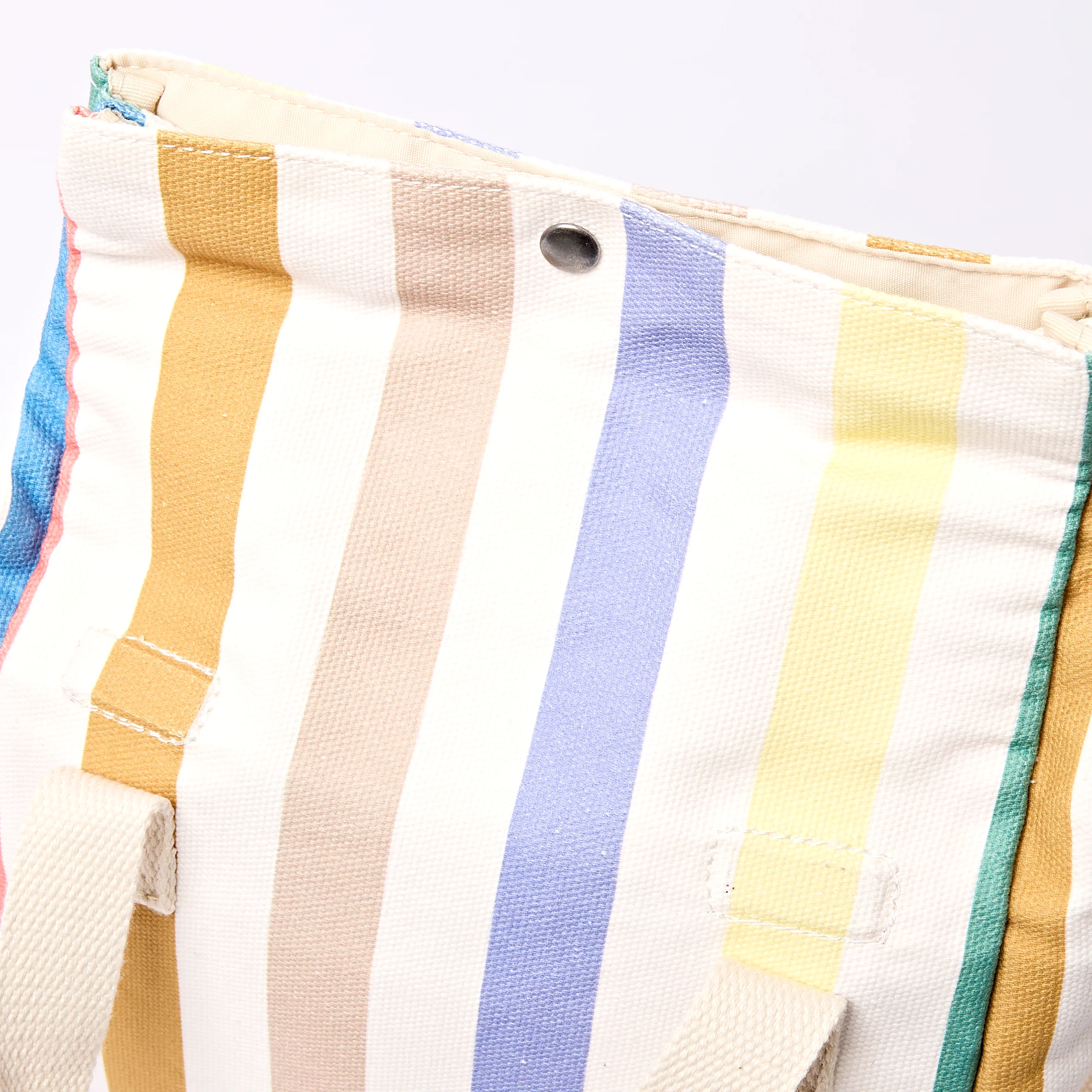 Hampstead Lunch Bag in Pastel Multi Stripe - Image 5