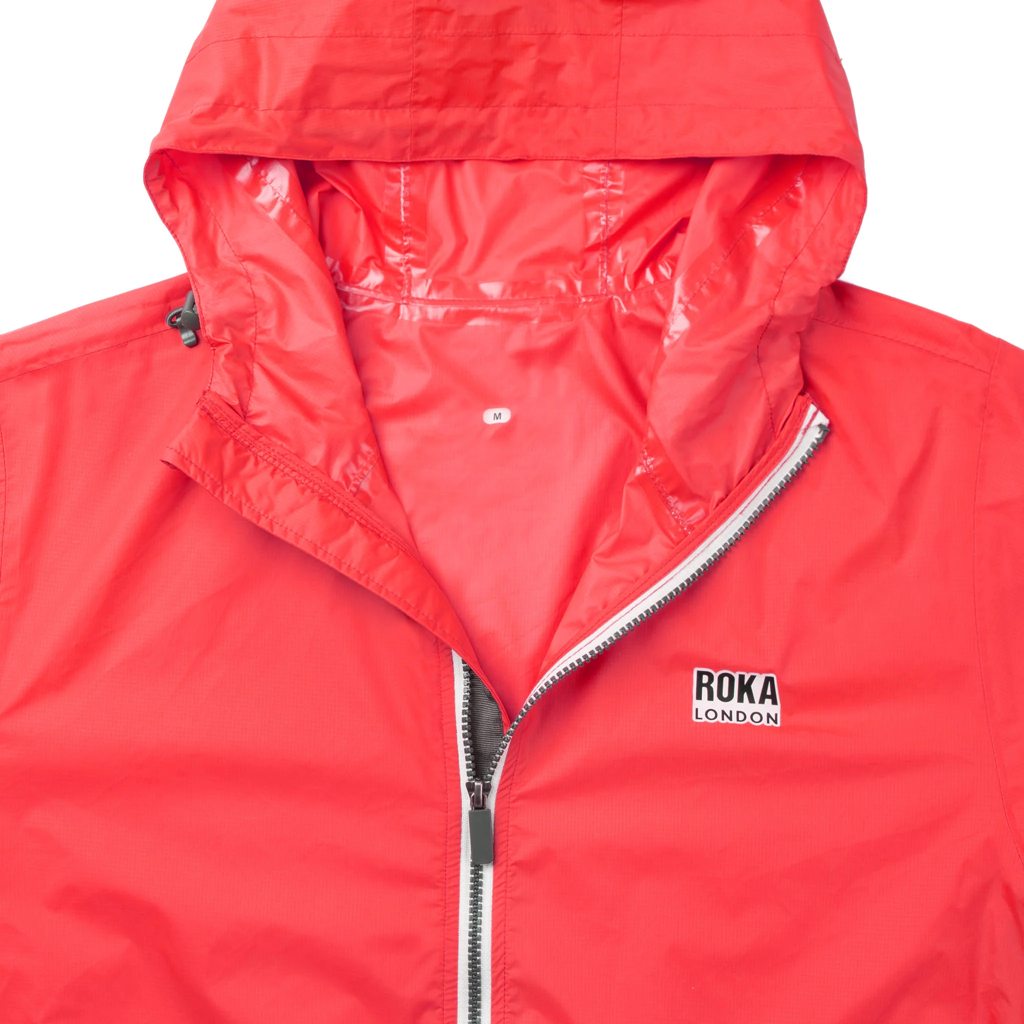 Holborn Rain Jacket in Poppy - Image 8