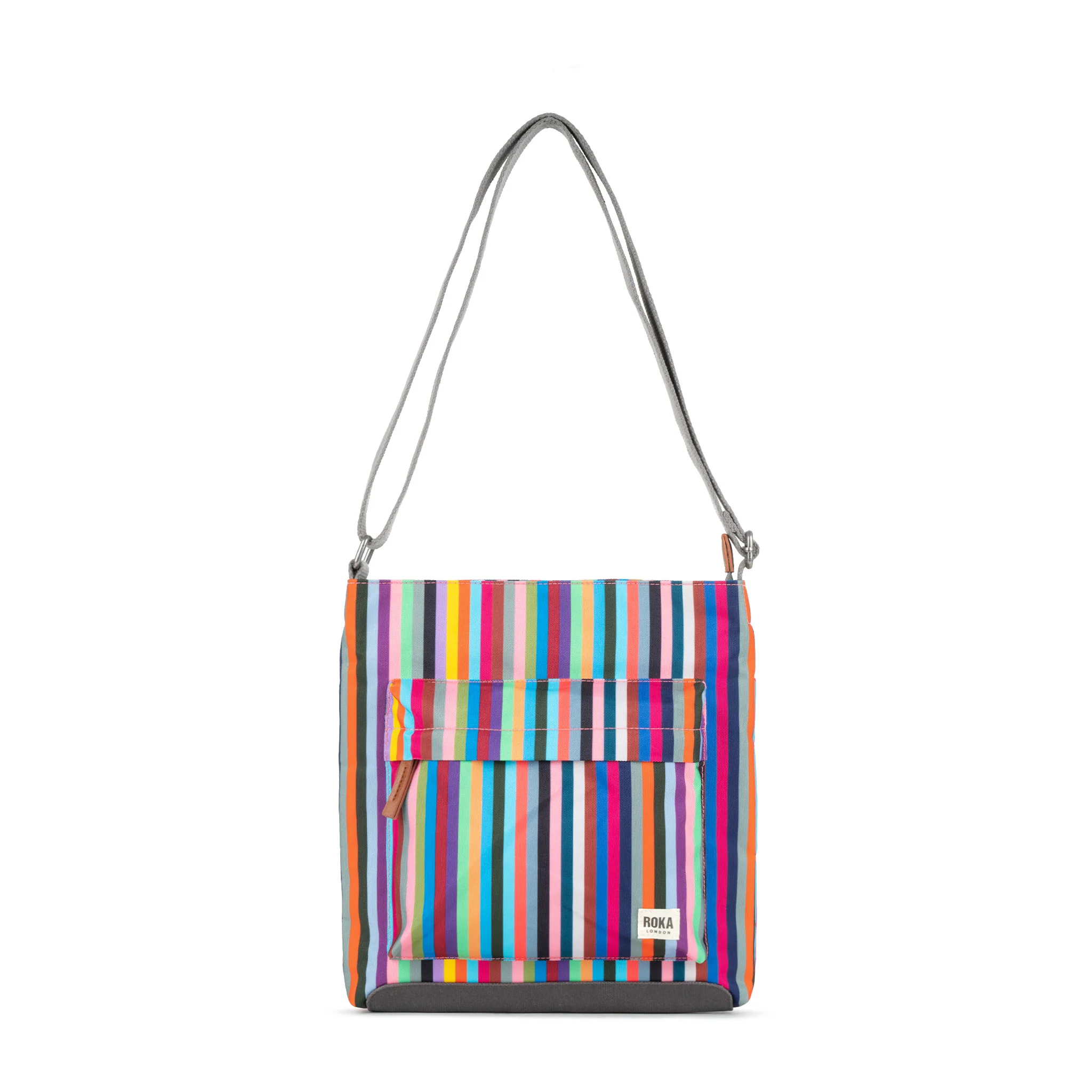 Kennington Crossbody Bag in Multi Stripe - Image 7