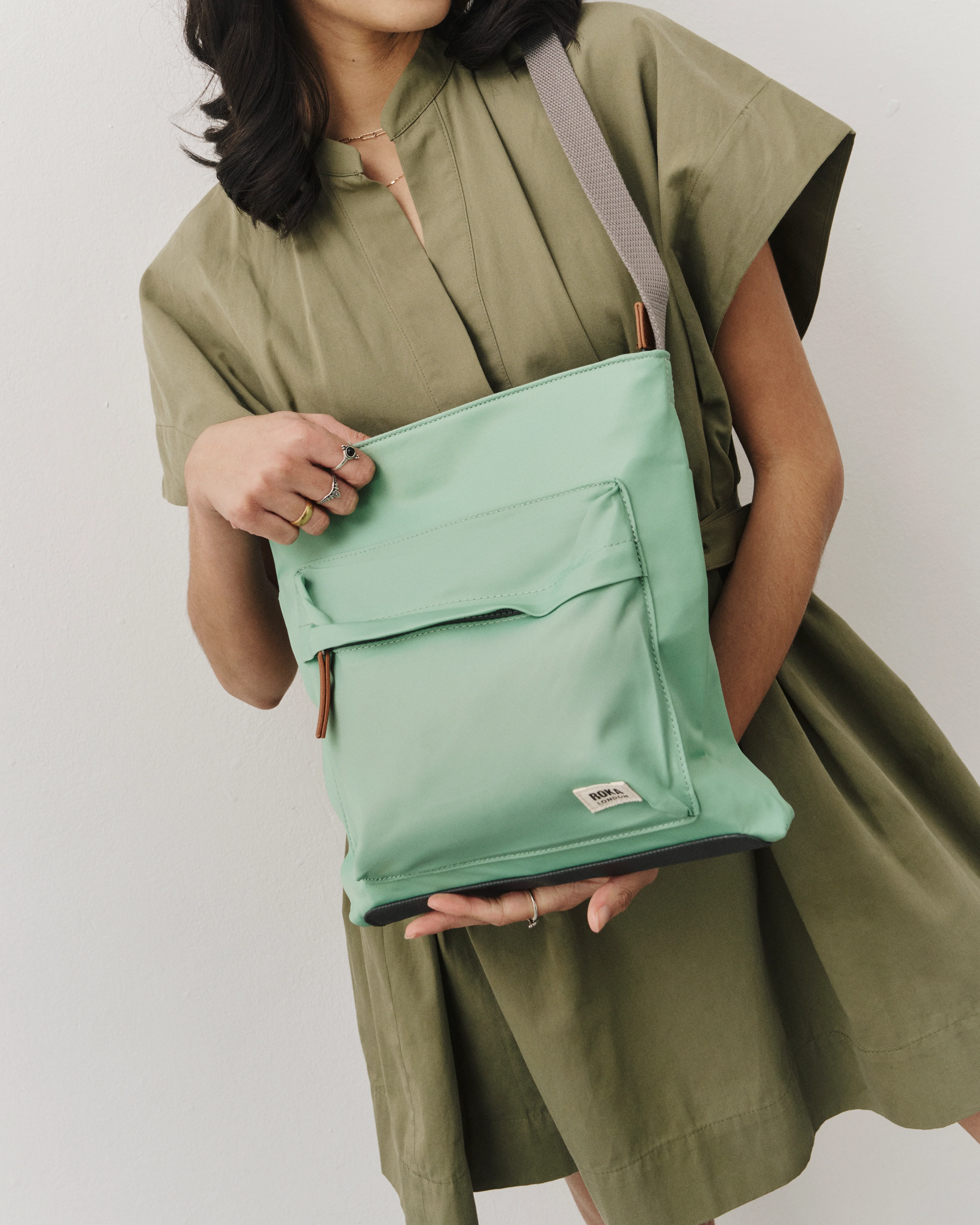 Kennington Crossbody Bag in Matcha - Image 7